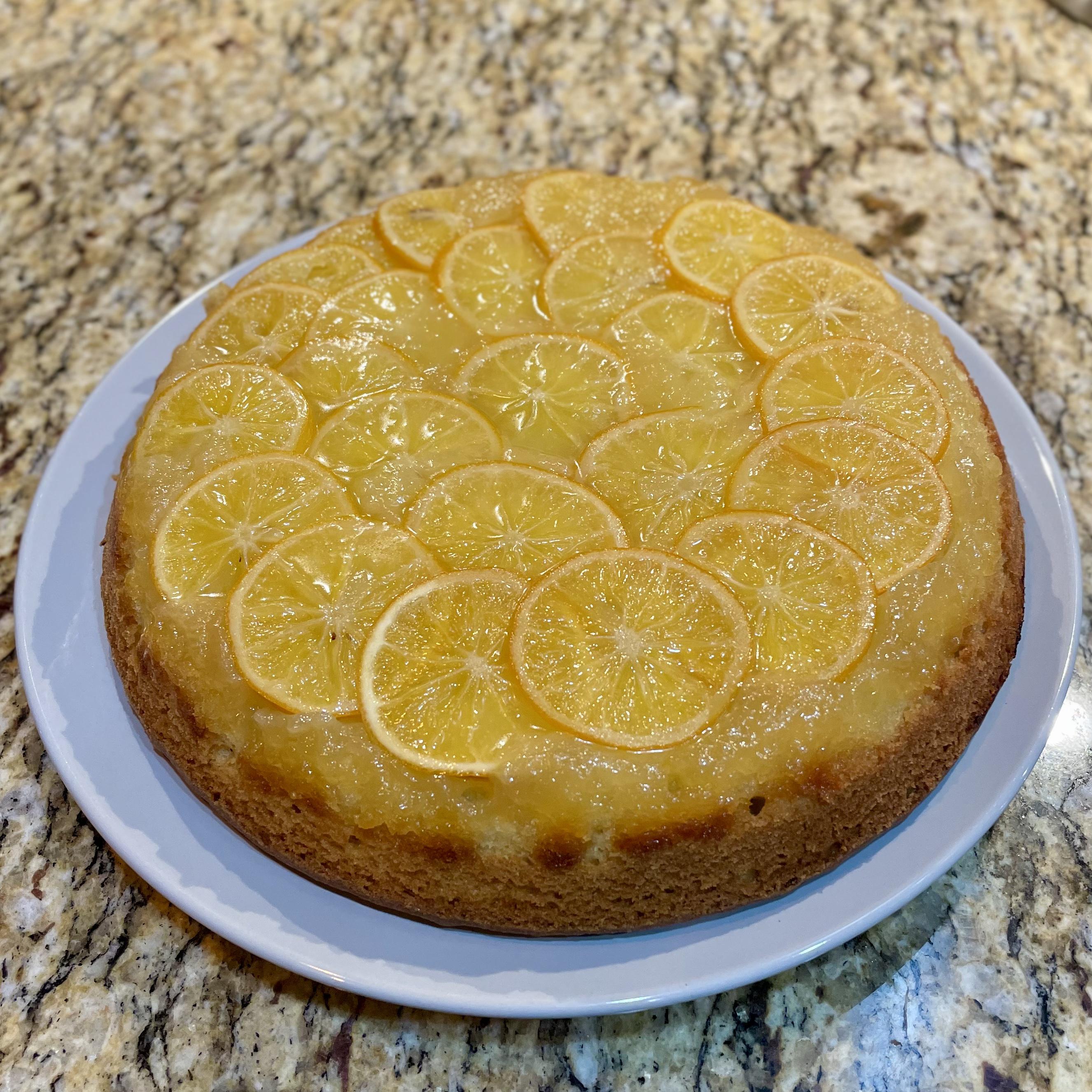 Meyer lemon upside down cake (based on Claire Saffitz’ blood orange