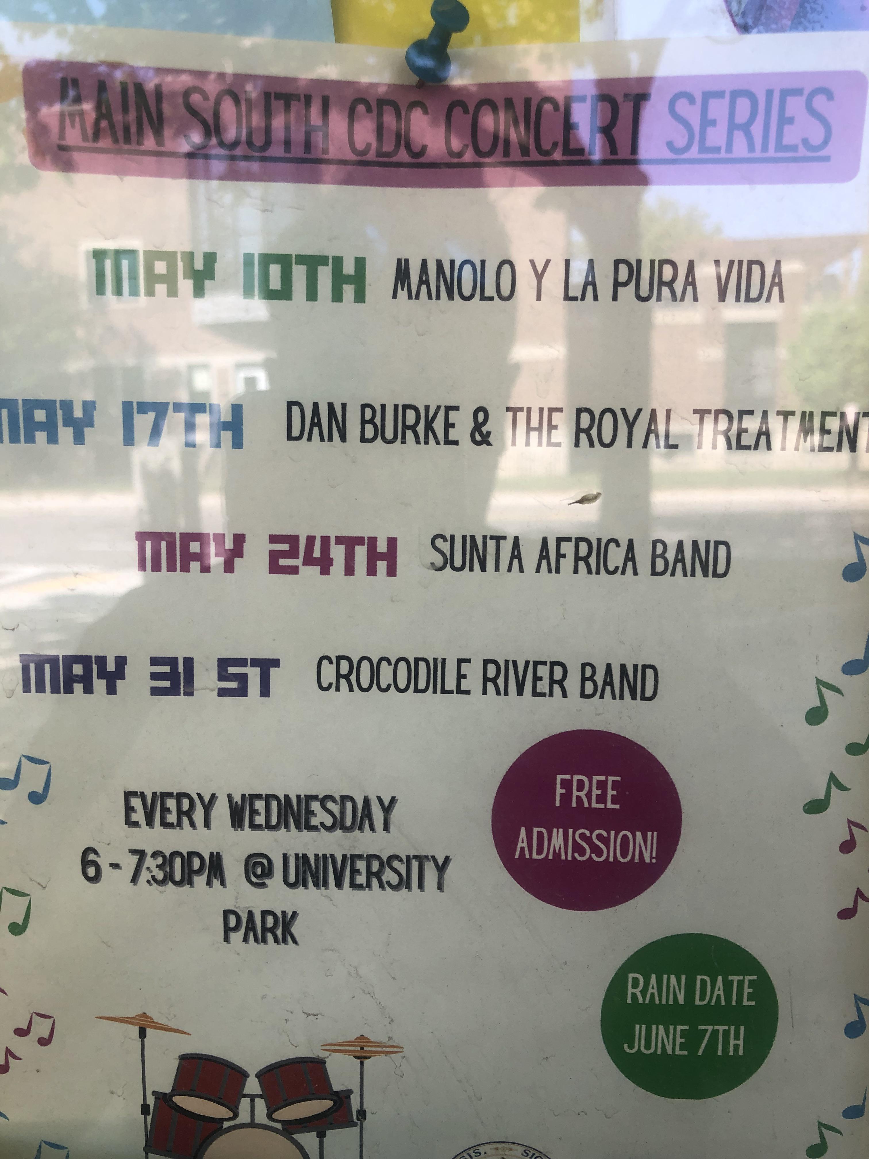 Worcester University Park Concerts r/massachusetts