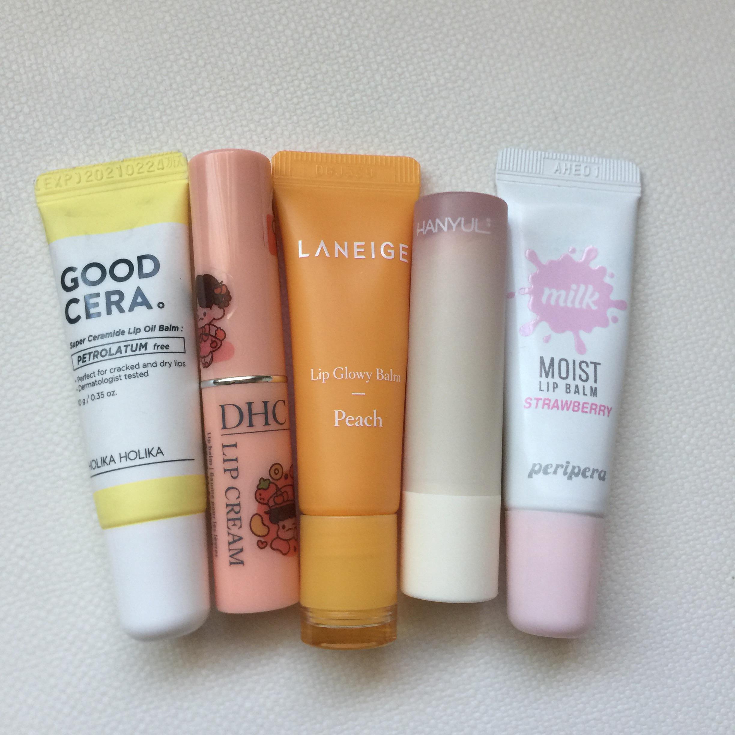 AB Lip Balms Holika Holika, DHC, Laneige, Hanyul, Peripera r/AsianBeauty