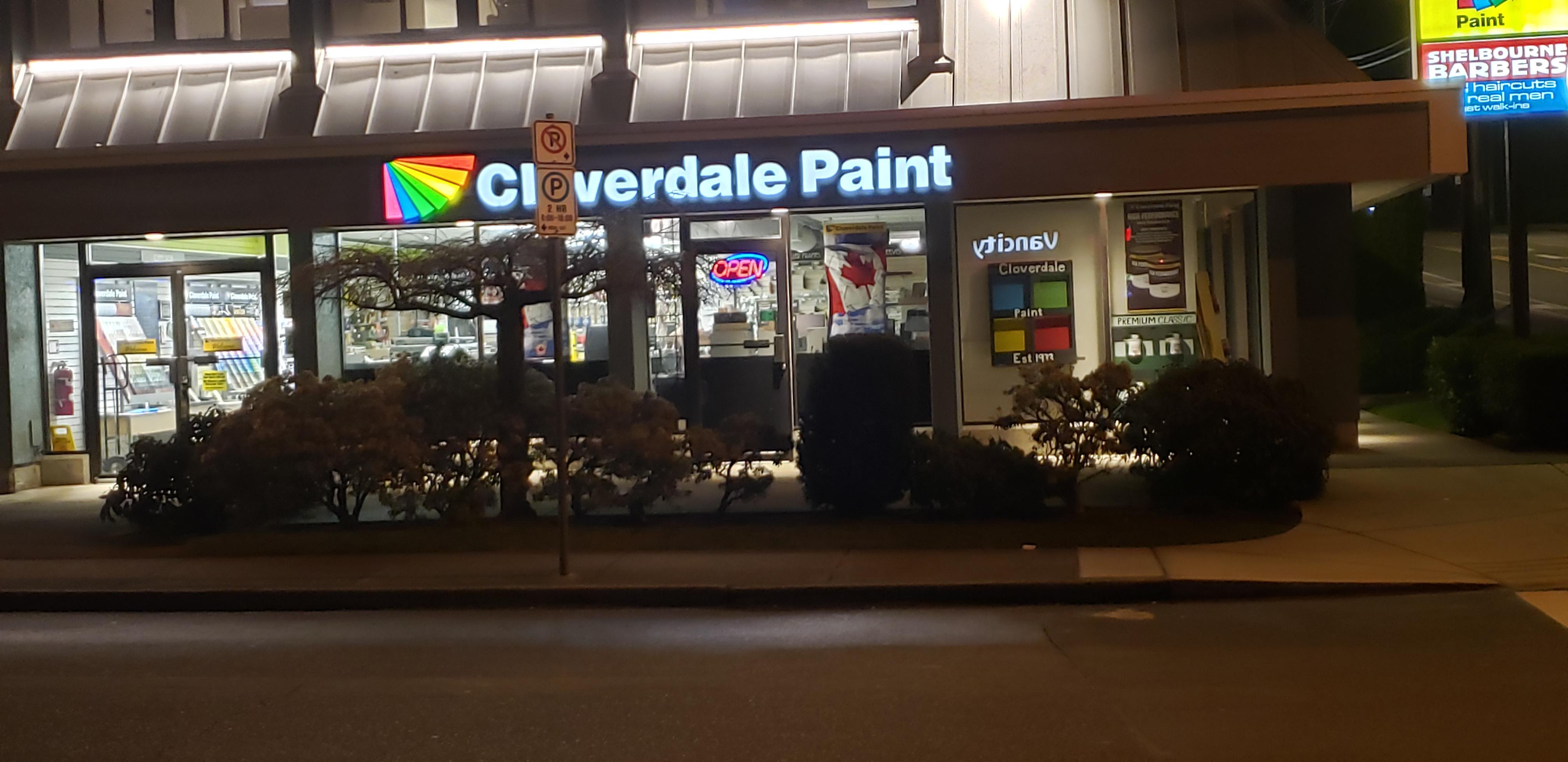 Cloverdale Paint Victoria BC r/opensignclosedstore