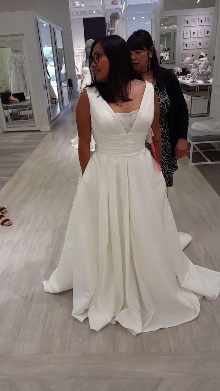 I said yes to the dress! Other then being hemmed it's perfect! I love