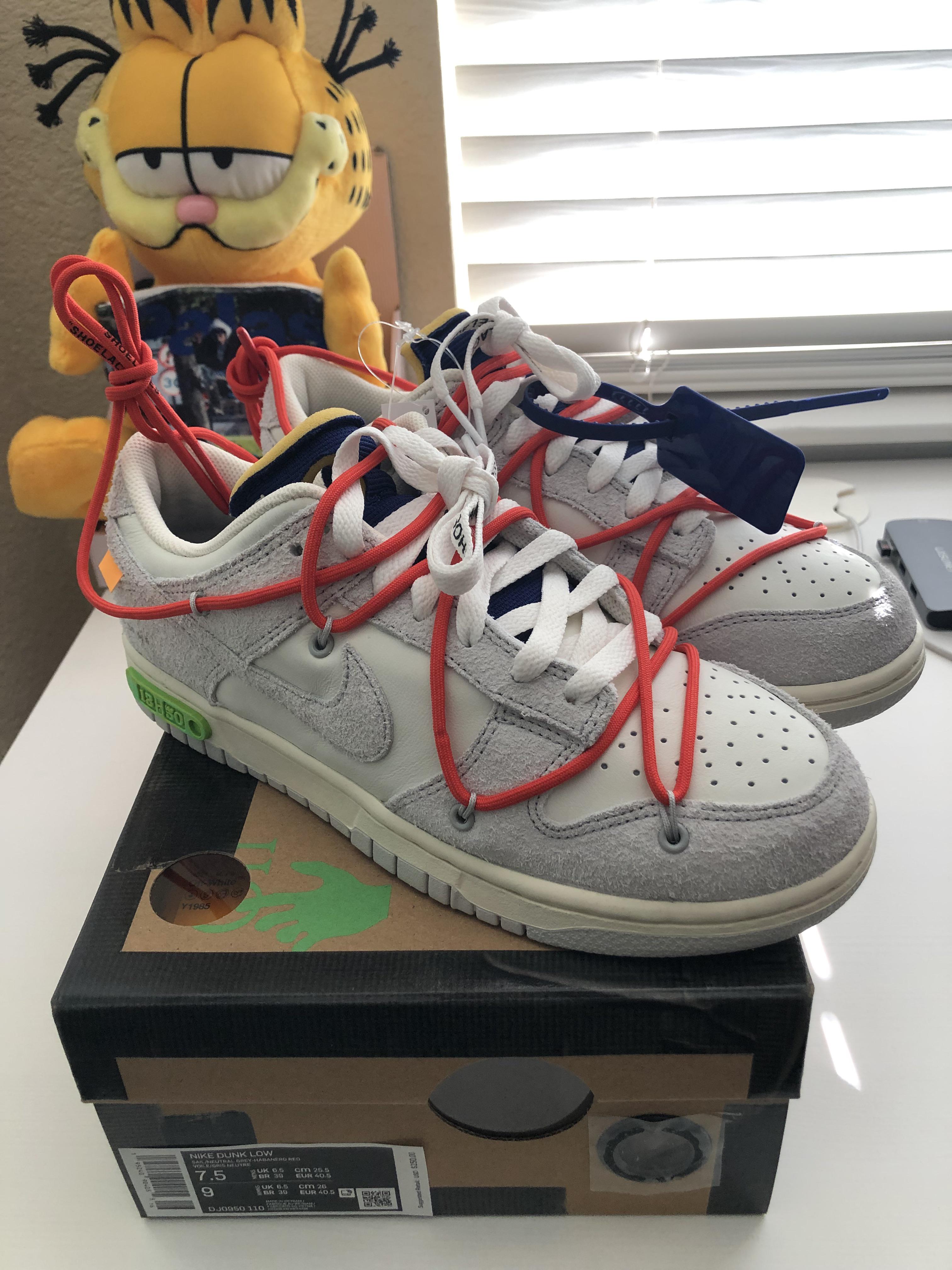 Nike x Off White Dunk lot 13/50. Stoked to get my favorite number! r/DunksNotDead