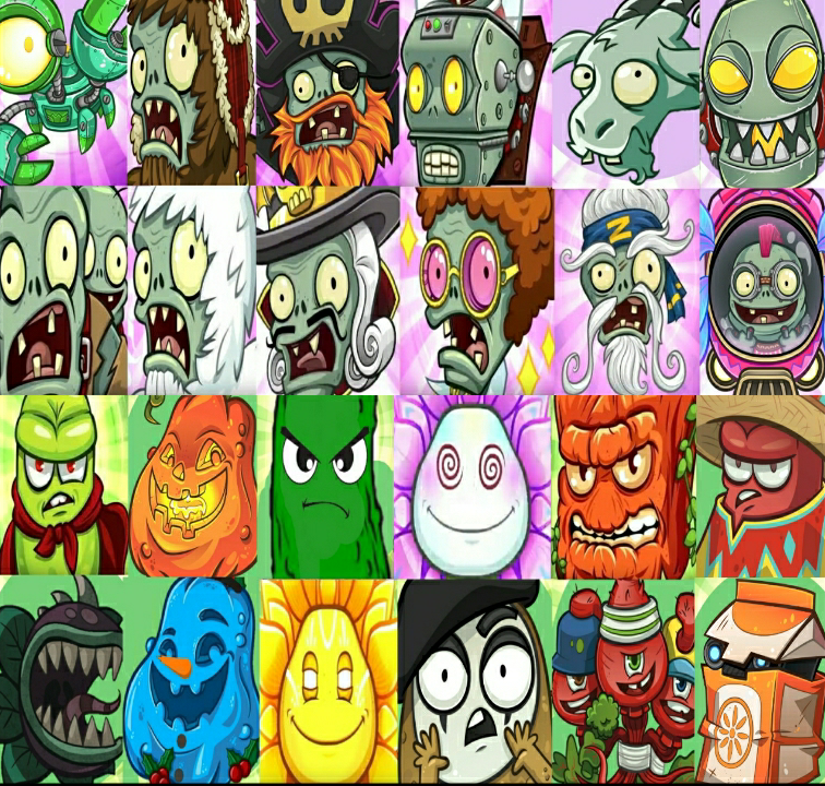 PVZ BFN Garden & Graveyard Ops Bosses Fan Art Made By Me r