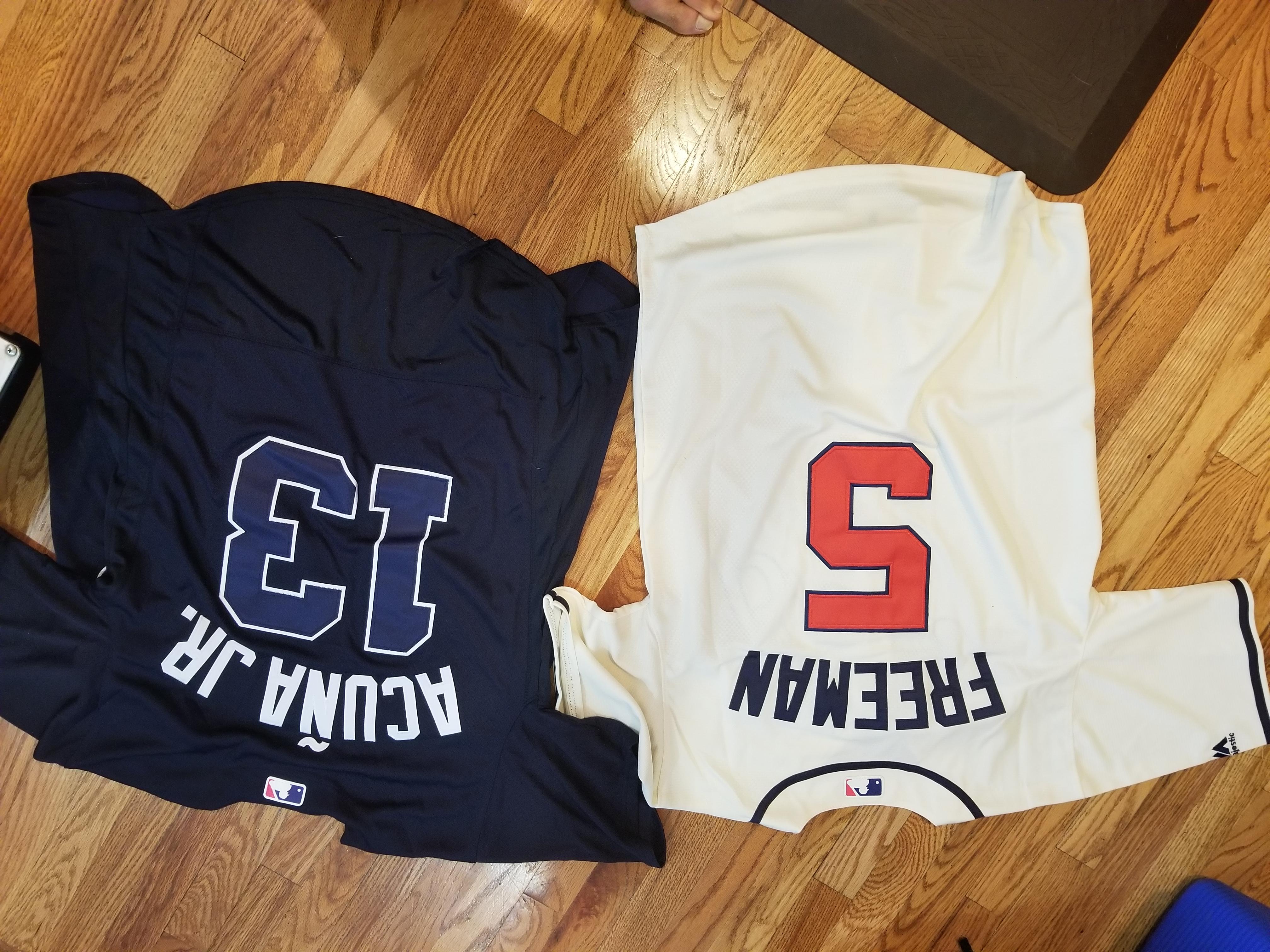 My two DHGate jerseys came in. Albies next? r/Braves