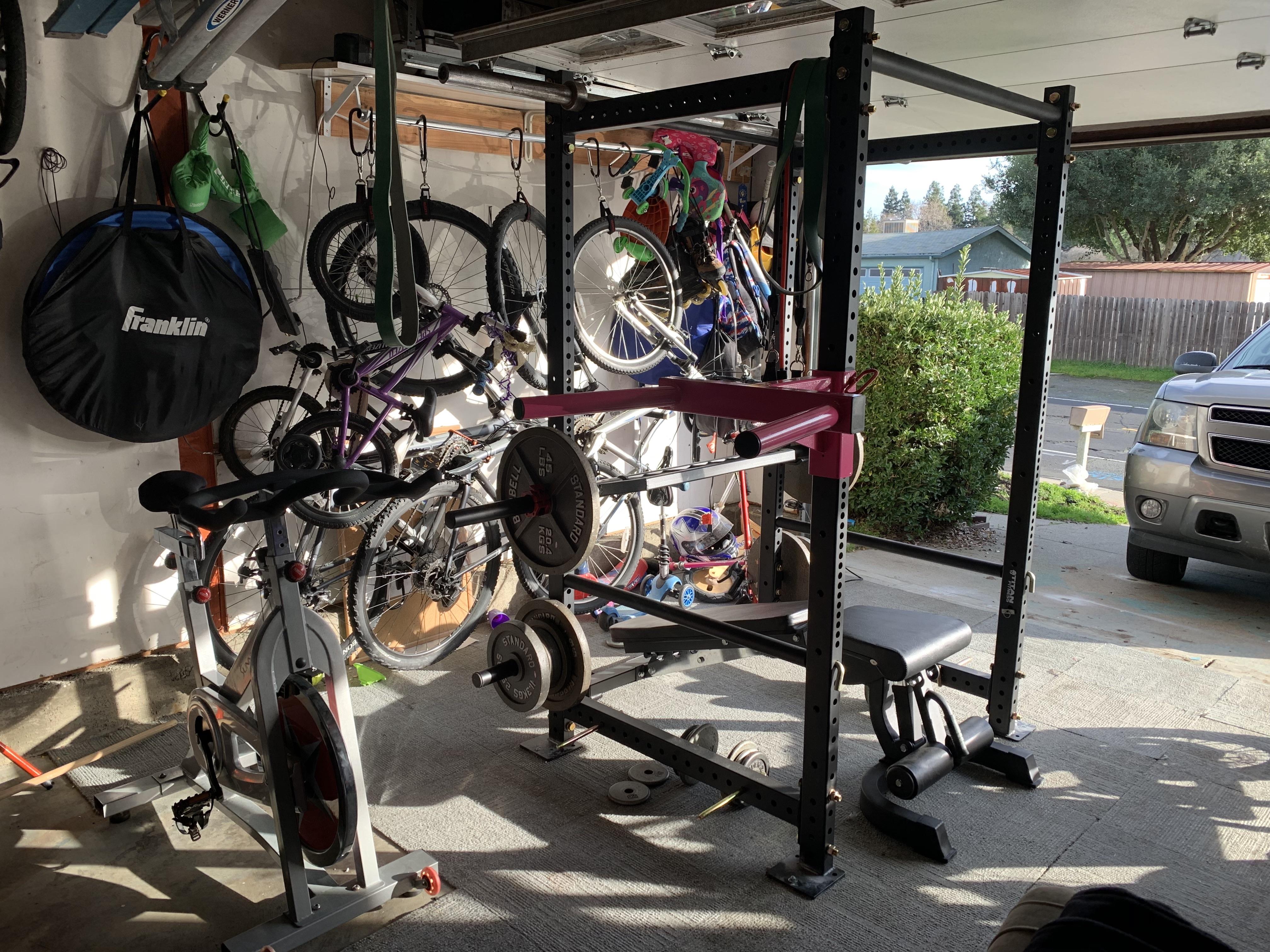 Upgraded my home gym with a power rack, super excited. r/homegym