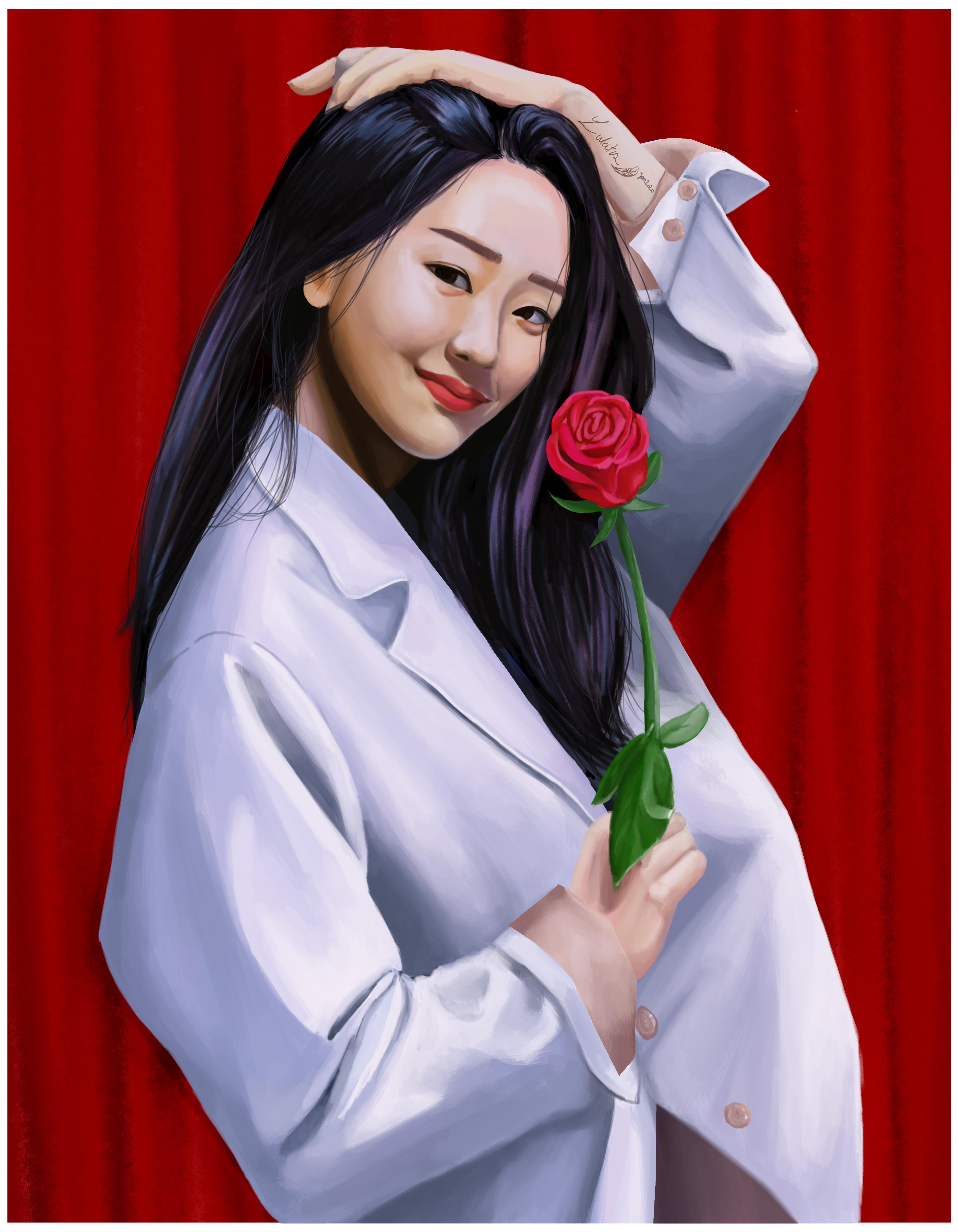 Yves Fanart 🌹 LOONA