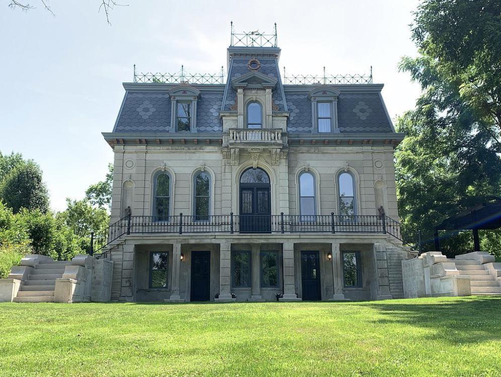 Mathews Mansion. Designed by Charles Garnier and built in 1968. Located
