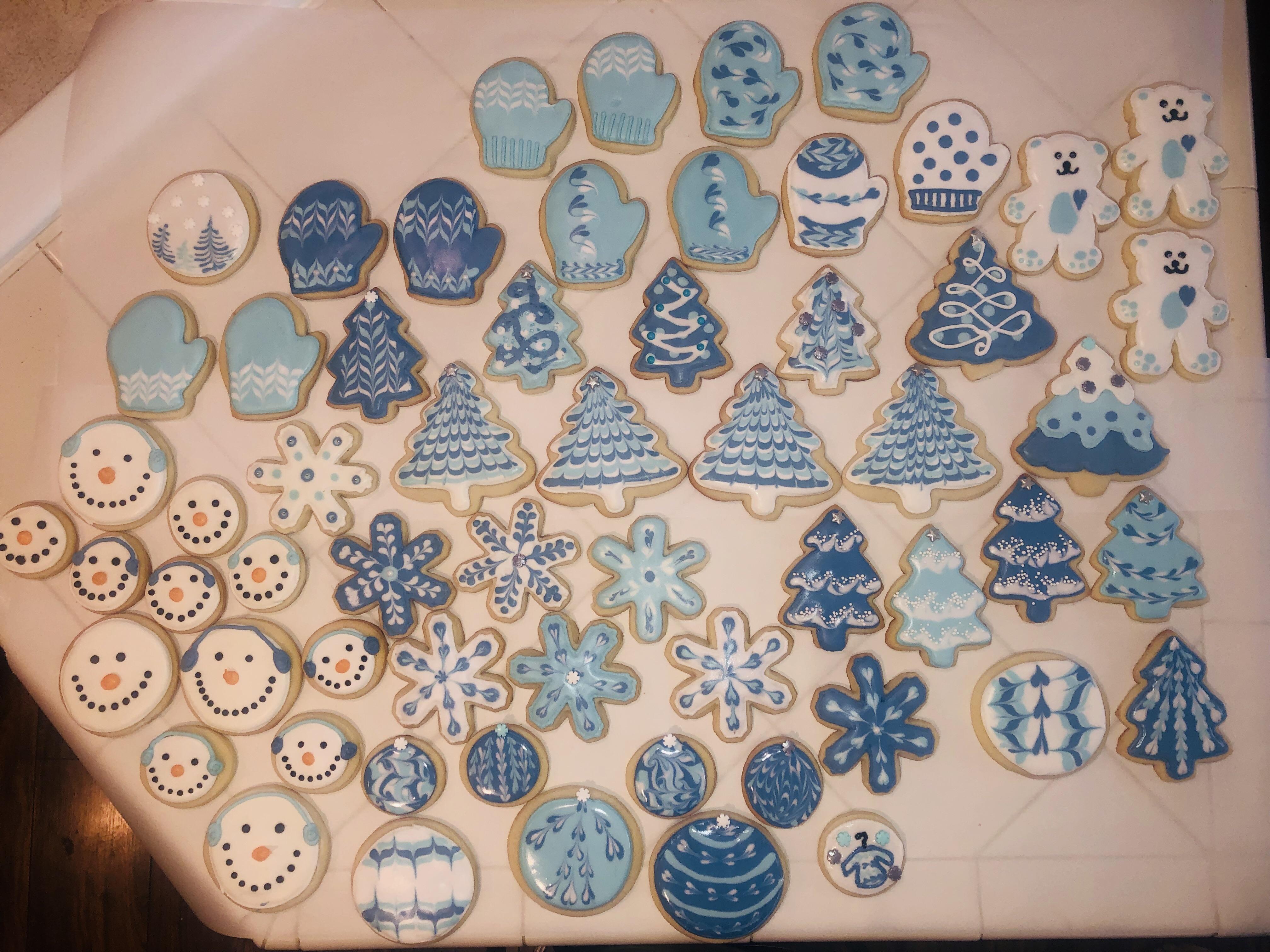 My mom and I’s Christmas Cookies... we always go overboard with making
