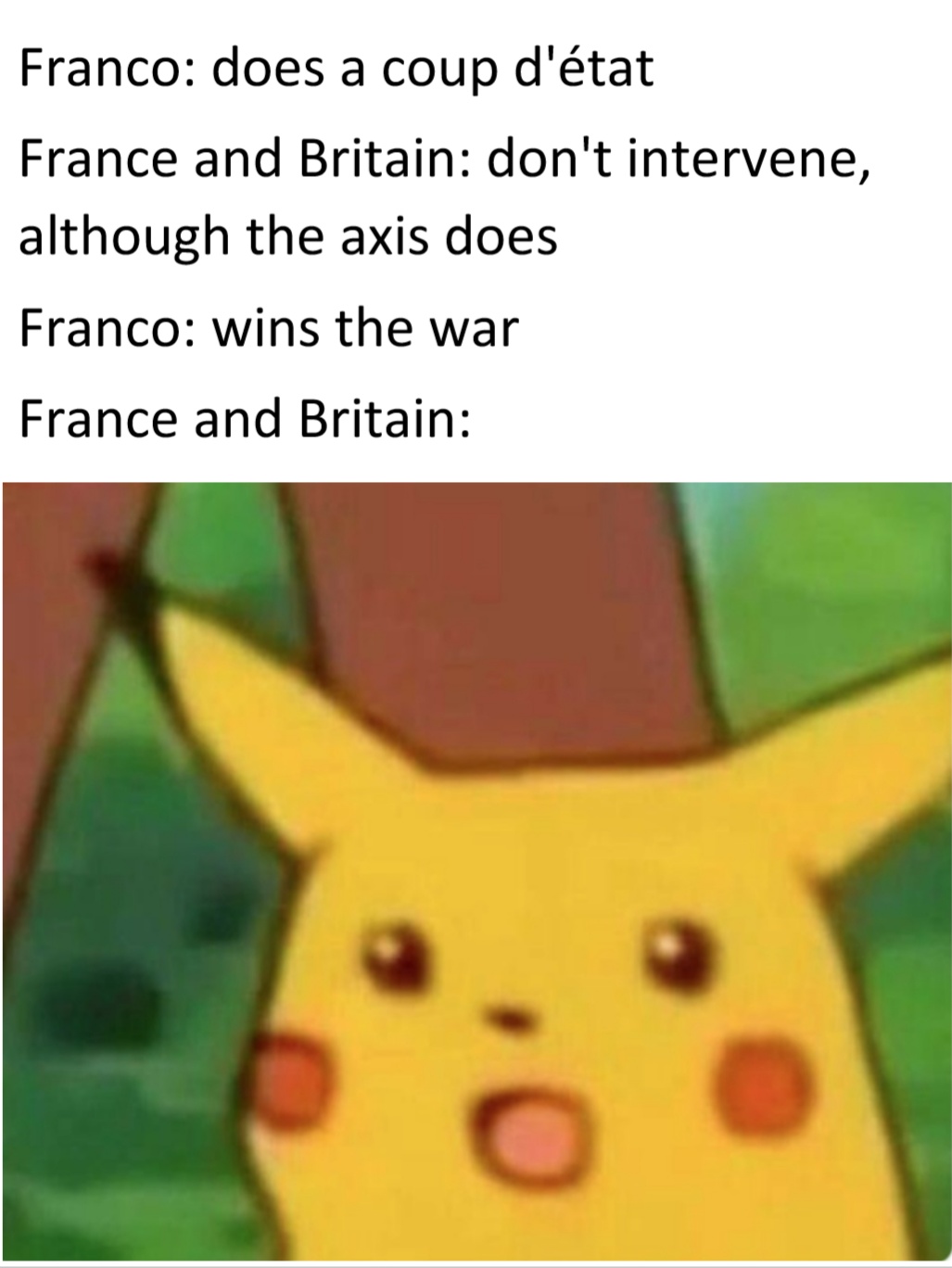 Spanish civil war in a nutshell memes