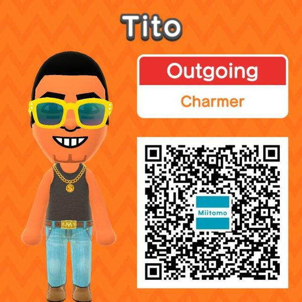 Tito Dick Miitomo QR Code (Inspired by The Sonic Person's "The Nutshack
