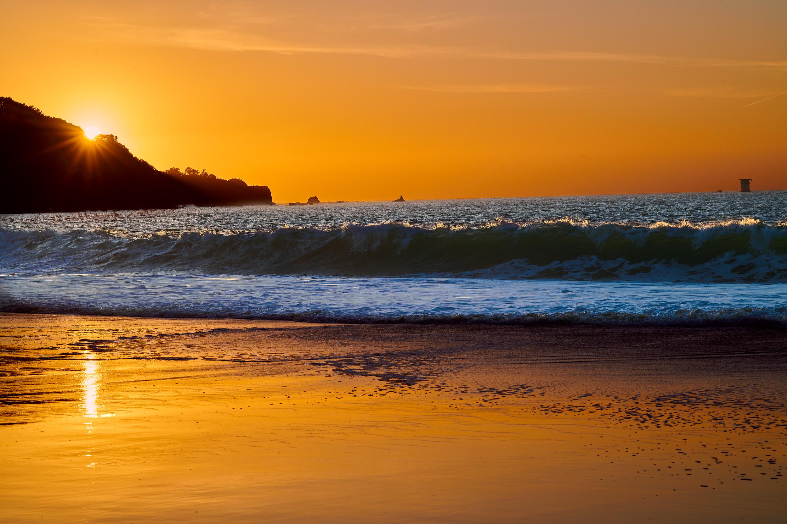 Today's Sunset from Baker Beach, San Francisco D850 Zeiss 85mm f/1.