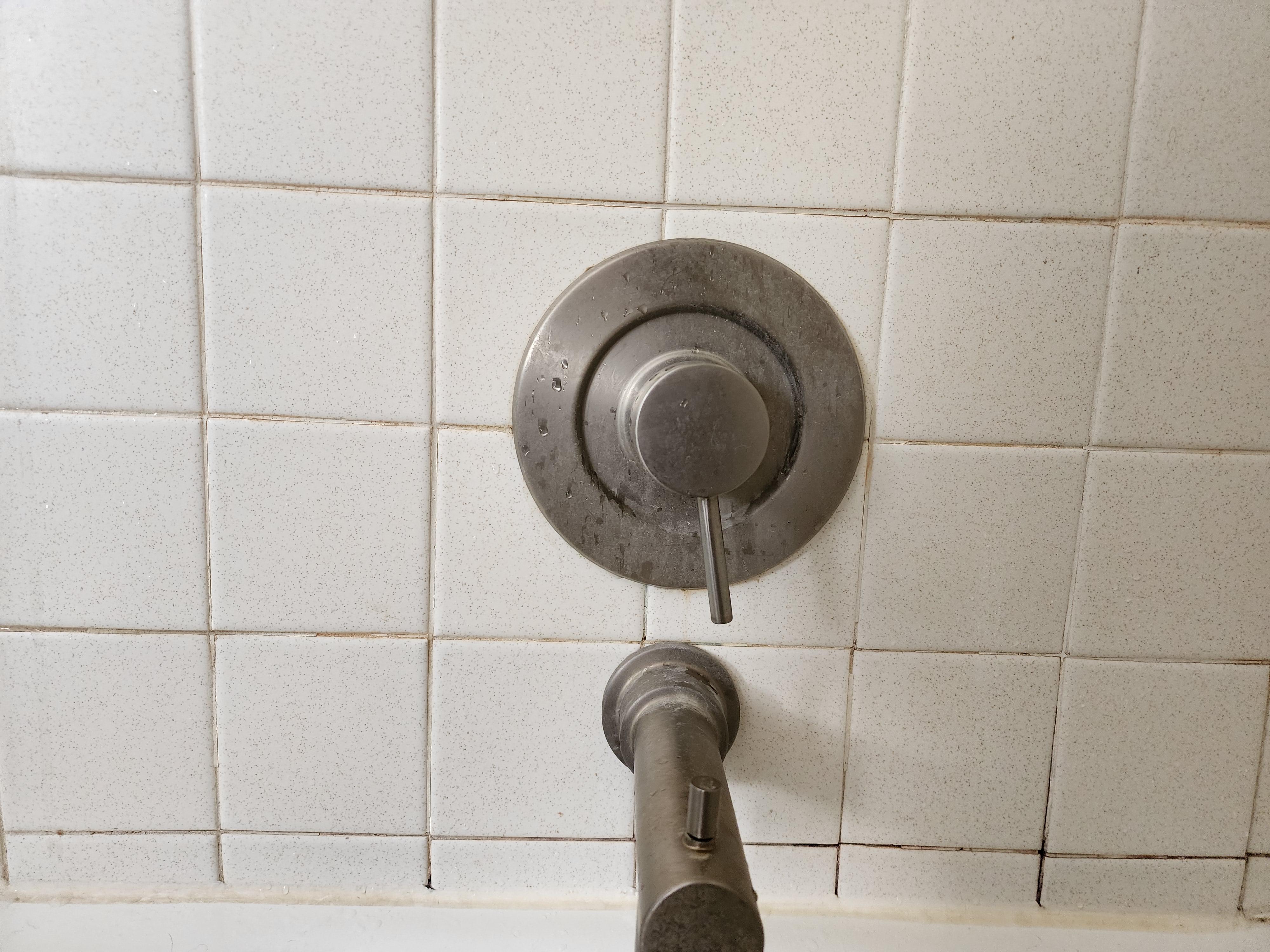 This shower valve rotates counterclockwise to open and clockwise to close. the other day I was