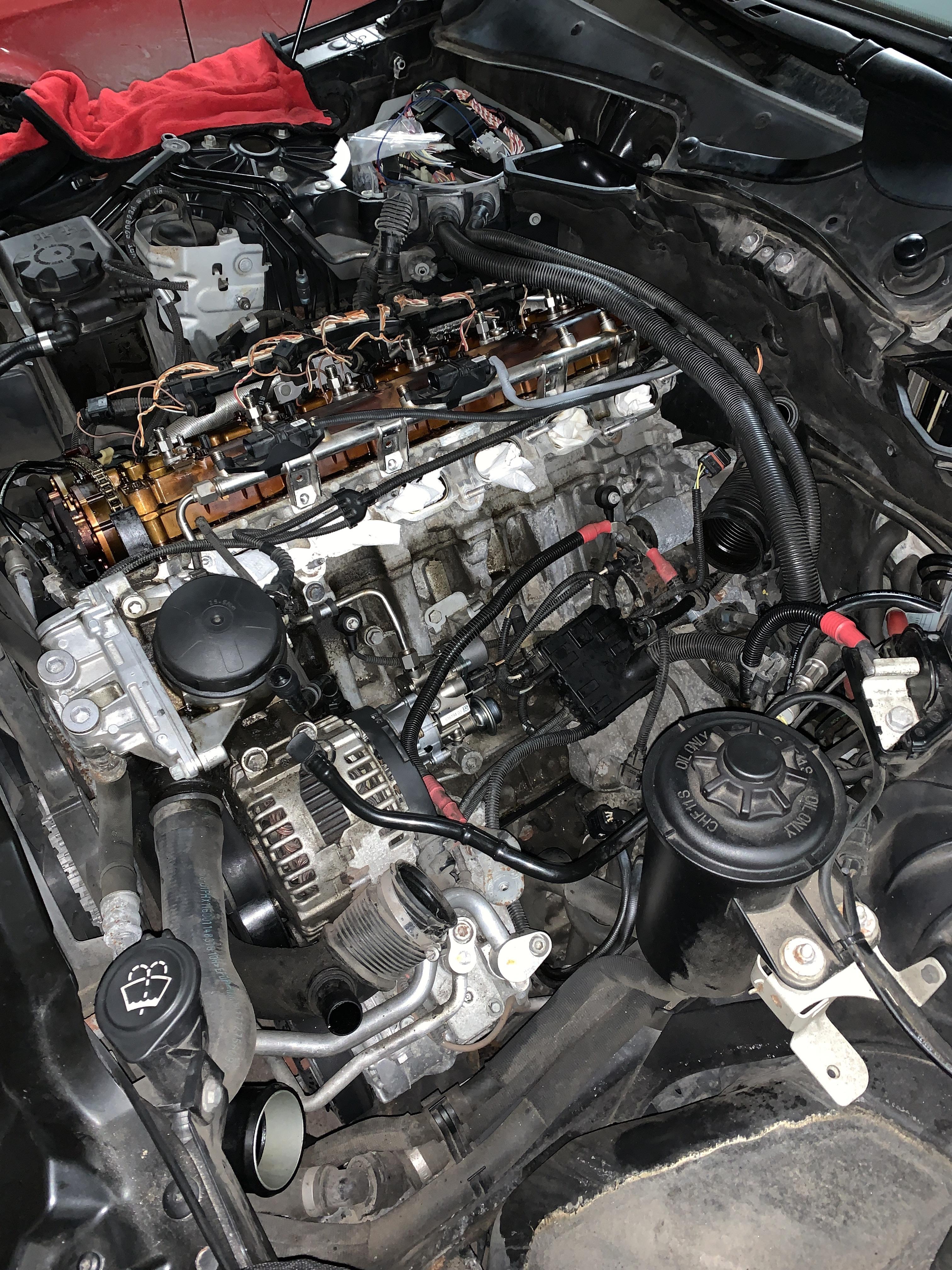 HPFP, Gaskets, Belt, Coolant Hoses, Plugs, Carbon Cleaning because high