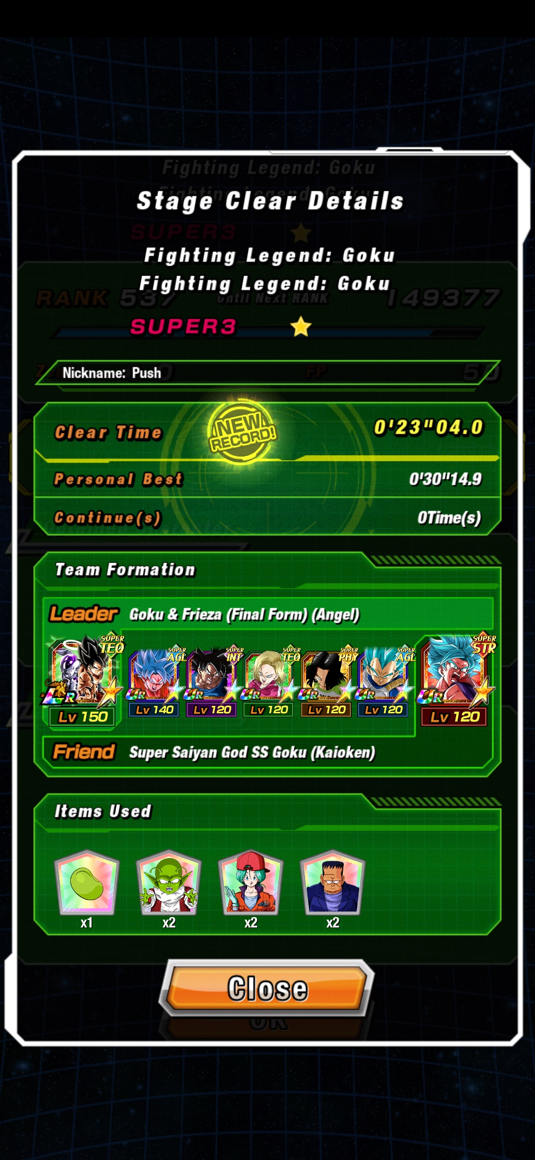 Legendary Goku Event without DEF stacking units. r/DBZDokkanBattle