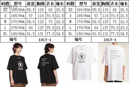 [QC] Balenciaga world food t shirt sizing chart : r/DesignerReps
