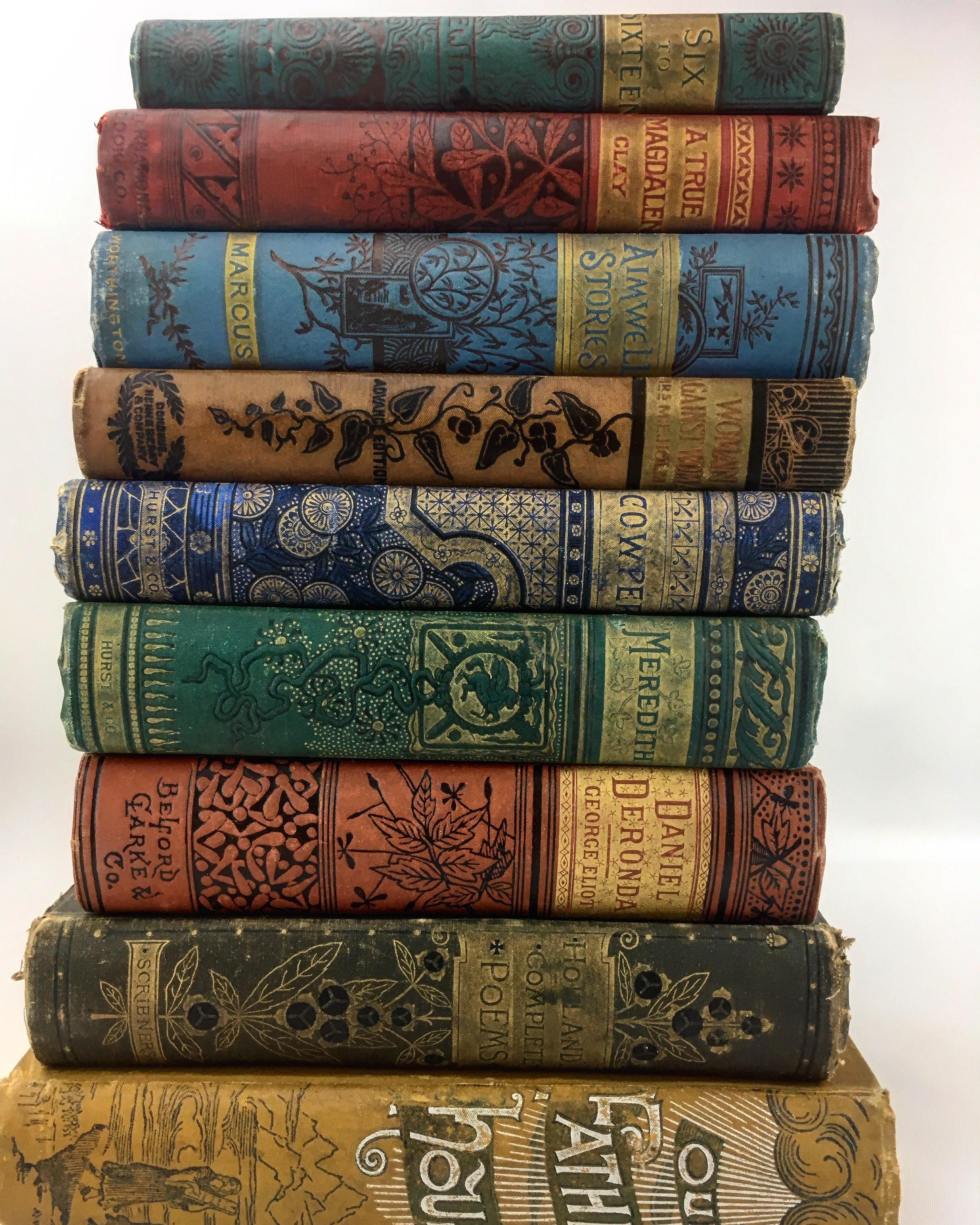 Picked up these beautiful early1900’s/pre1900 books with the gilt