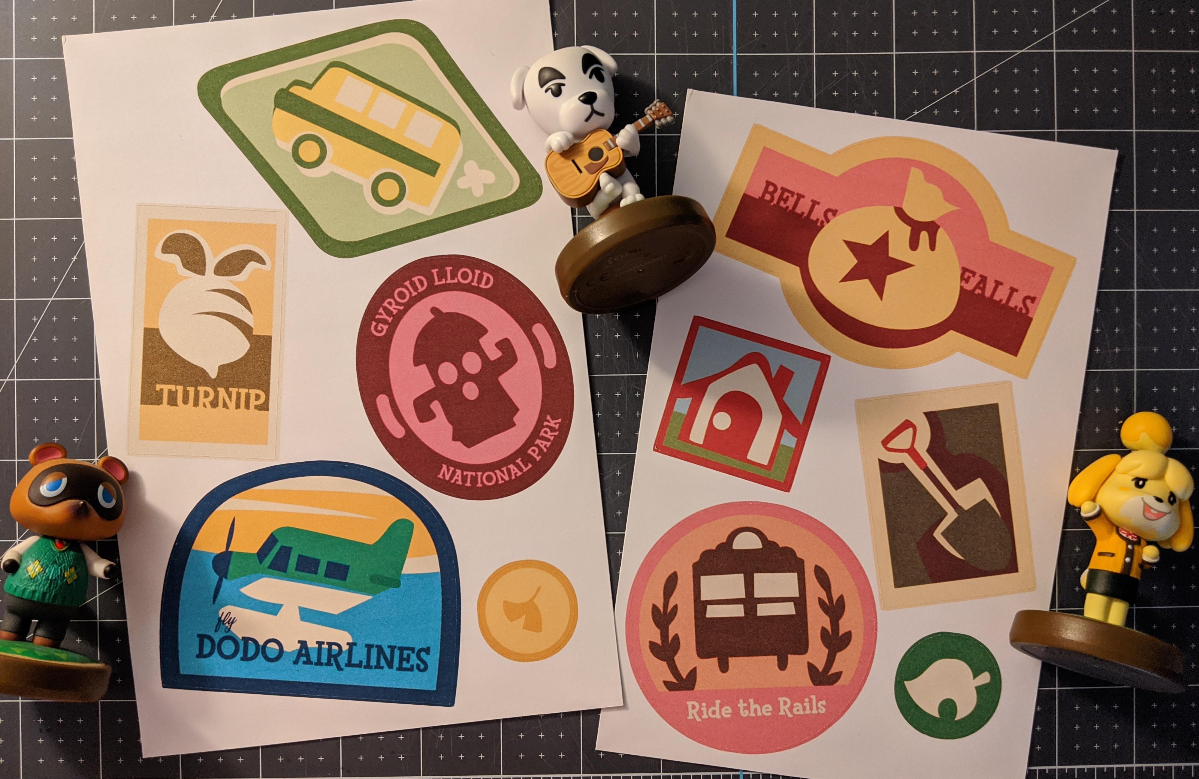 Rover Suitcase Stickers! I have been wanting to experiment with making