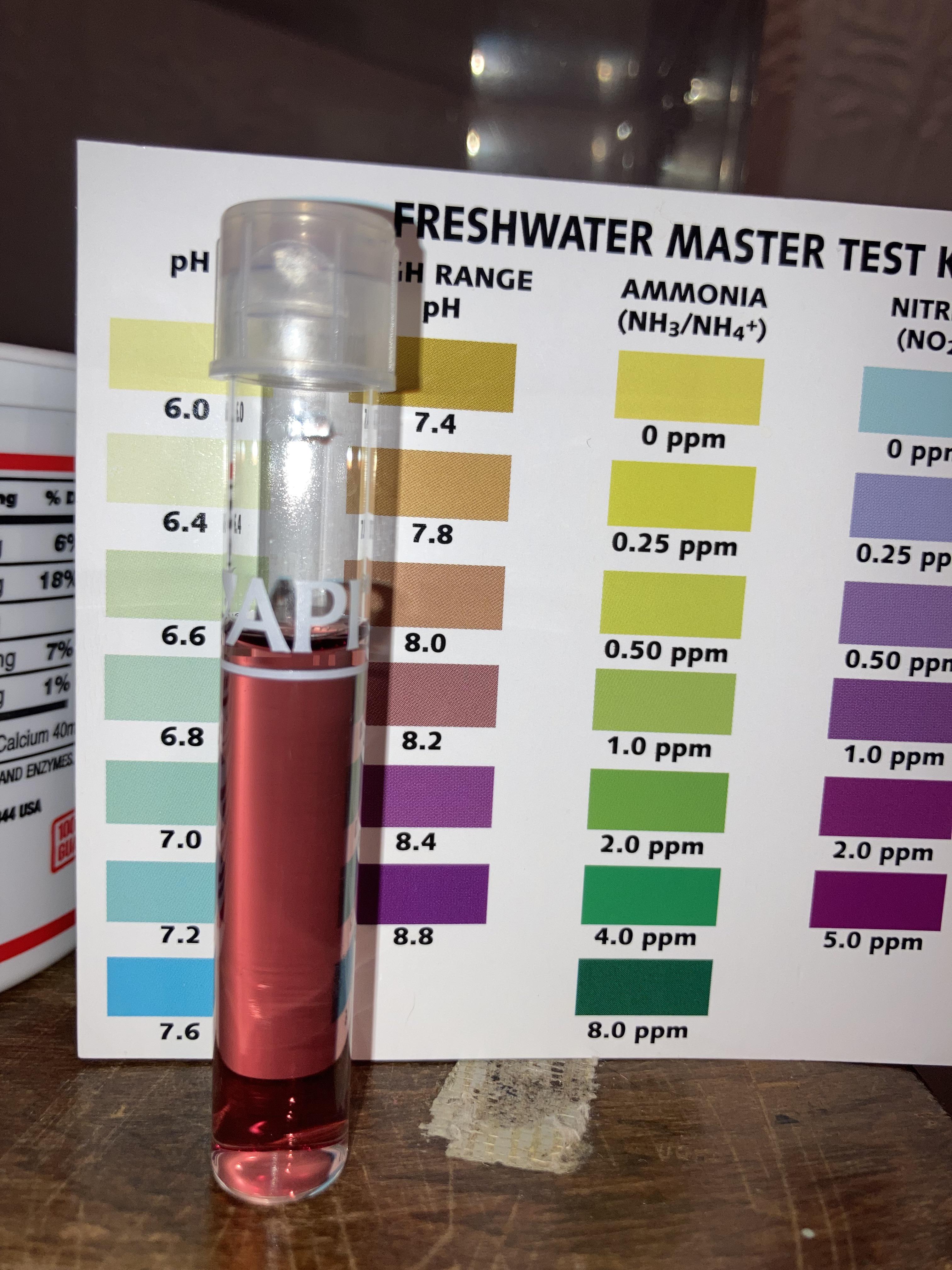 Ph in betta tank way too high? Just got the master kit all levels are