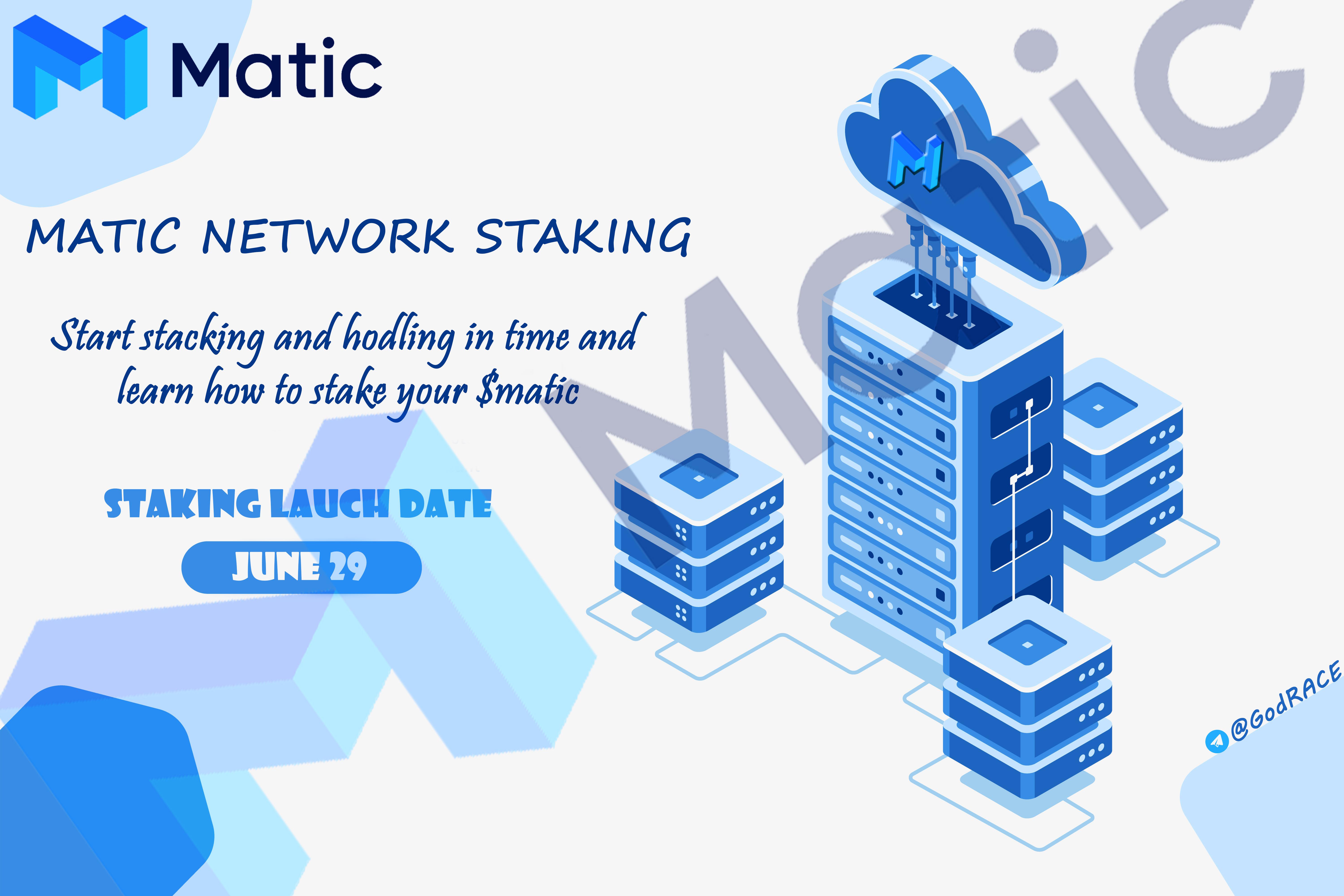 Matic Network staking goes live soon! Start learning how to stake your