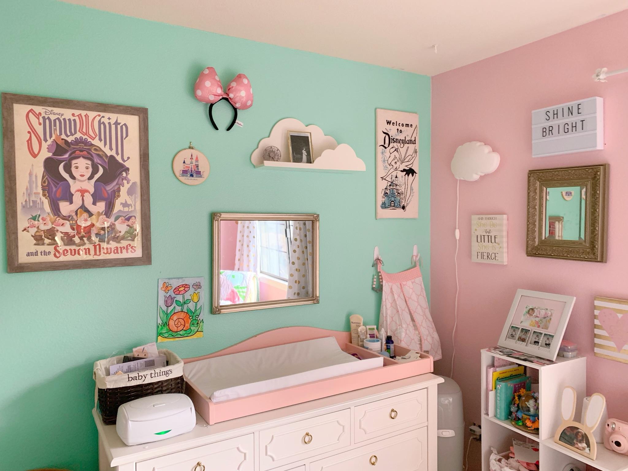 I’m working on a vintage Disney theme for my nursery. I finished this