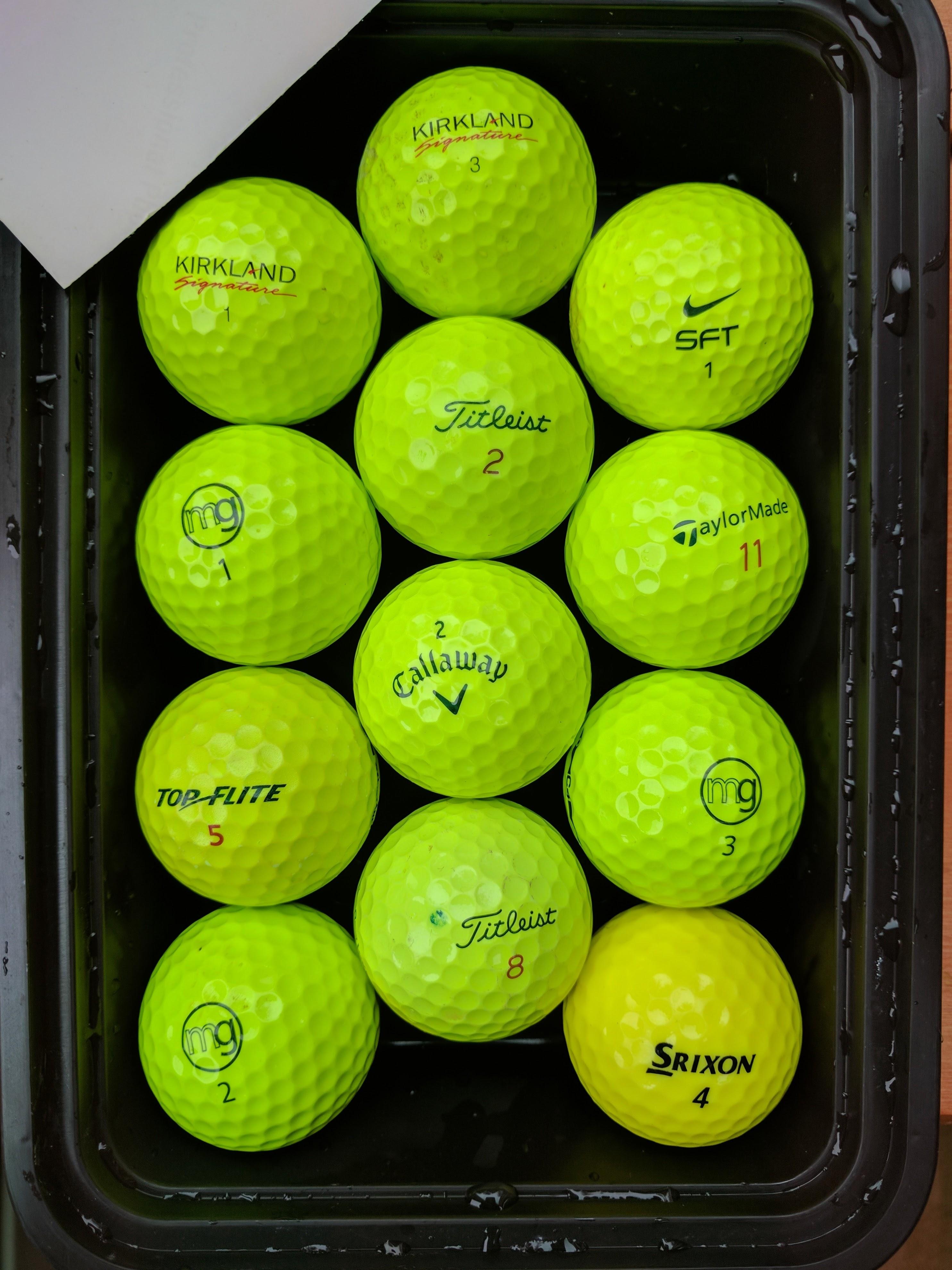 Admiring my new green balls r/golf