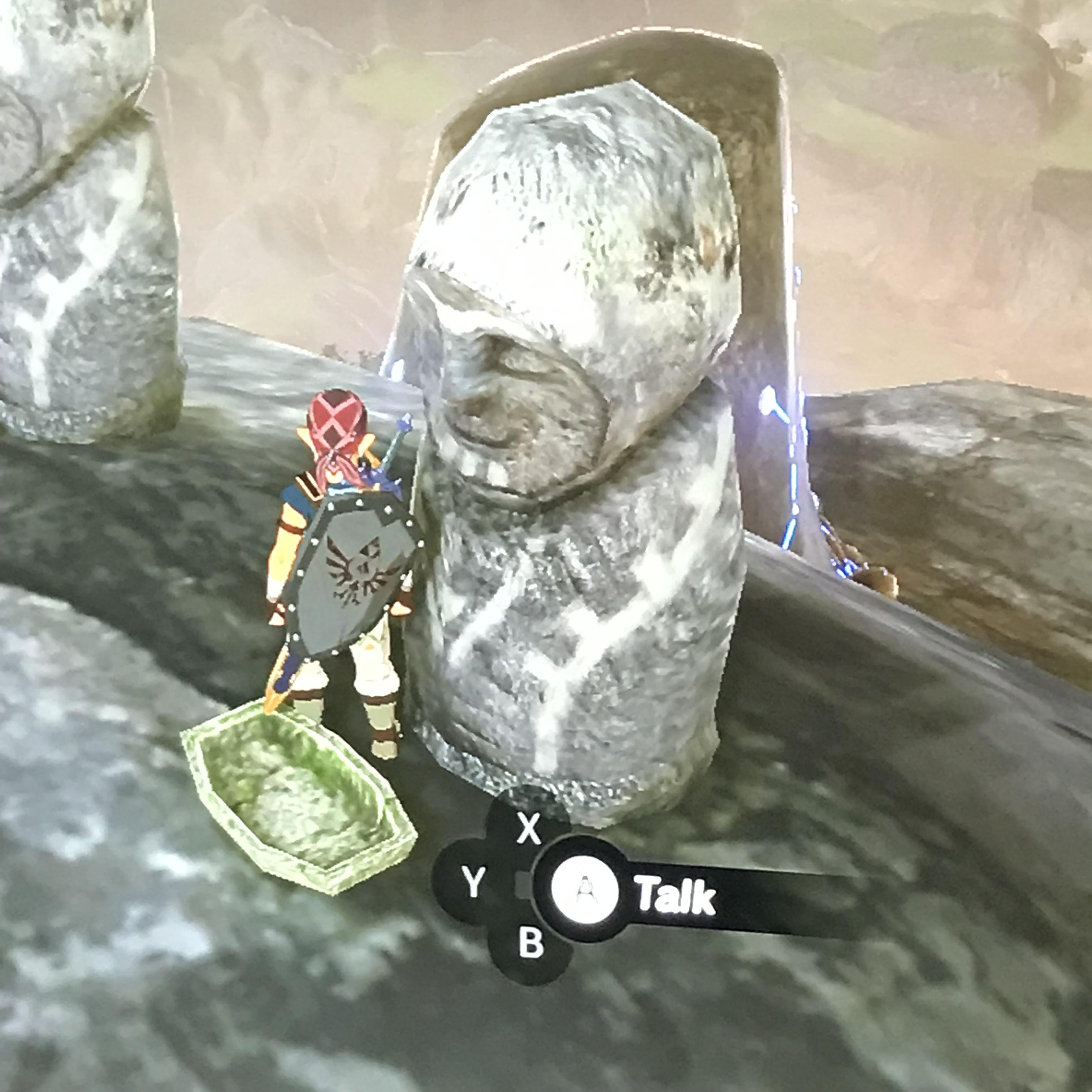 Turns out you can talk to statues r/Breath_of_the_Wild