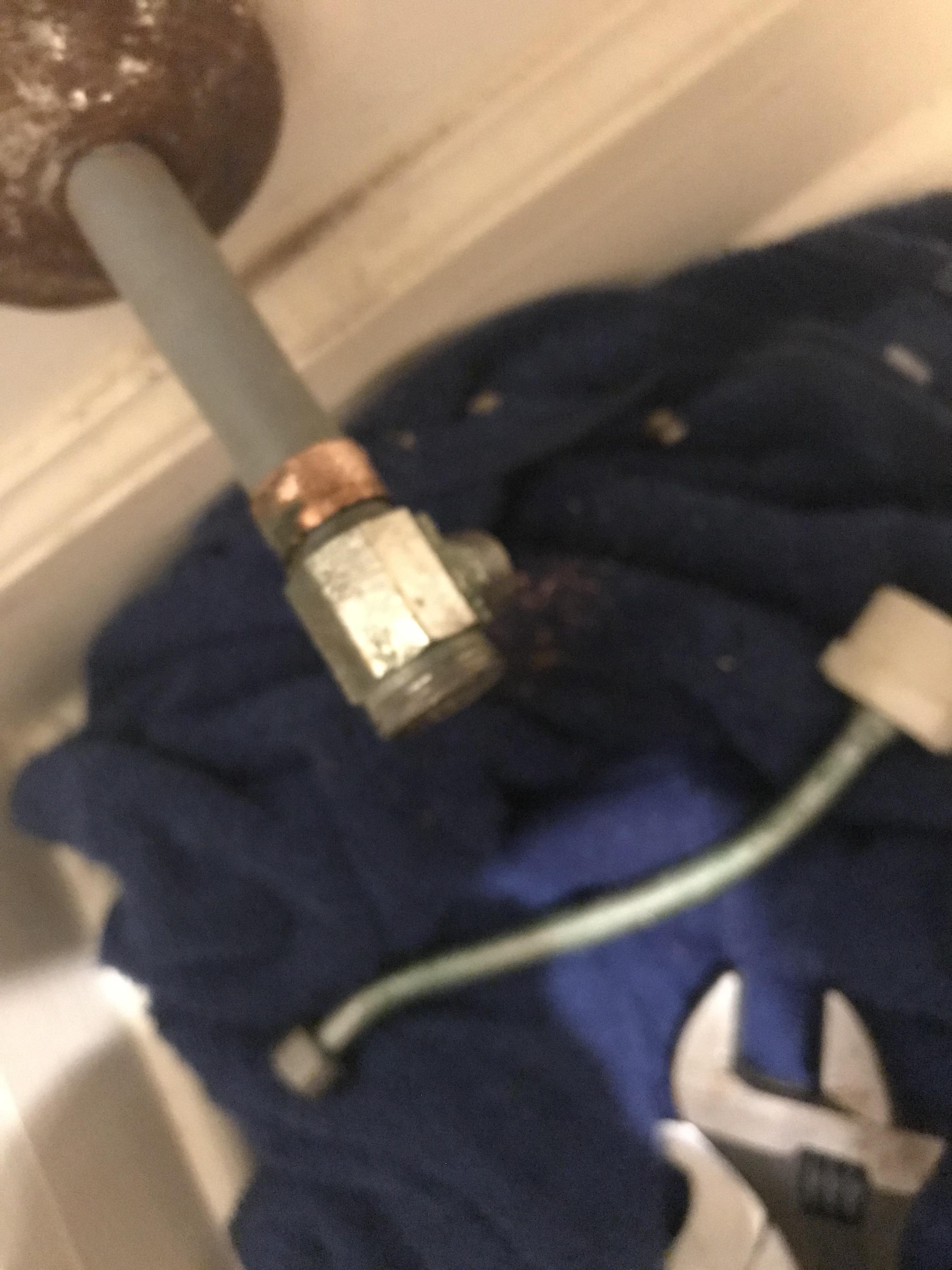 Replacing toilet water valve! It just keeps spinning!!! Help r/Plumbing