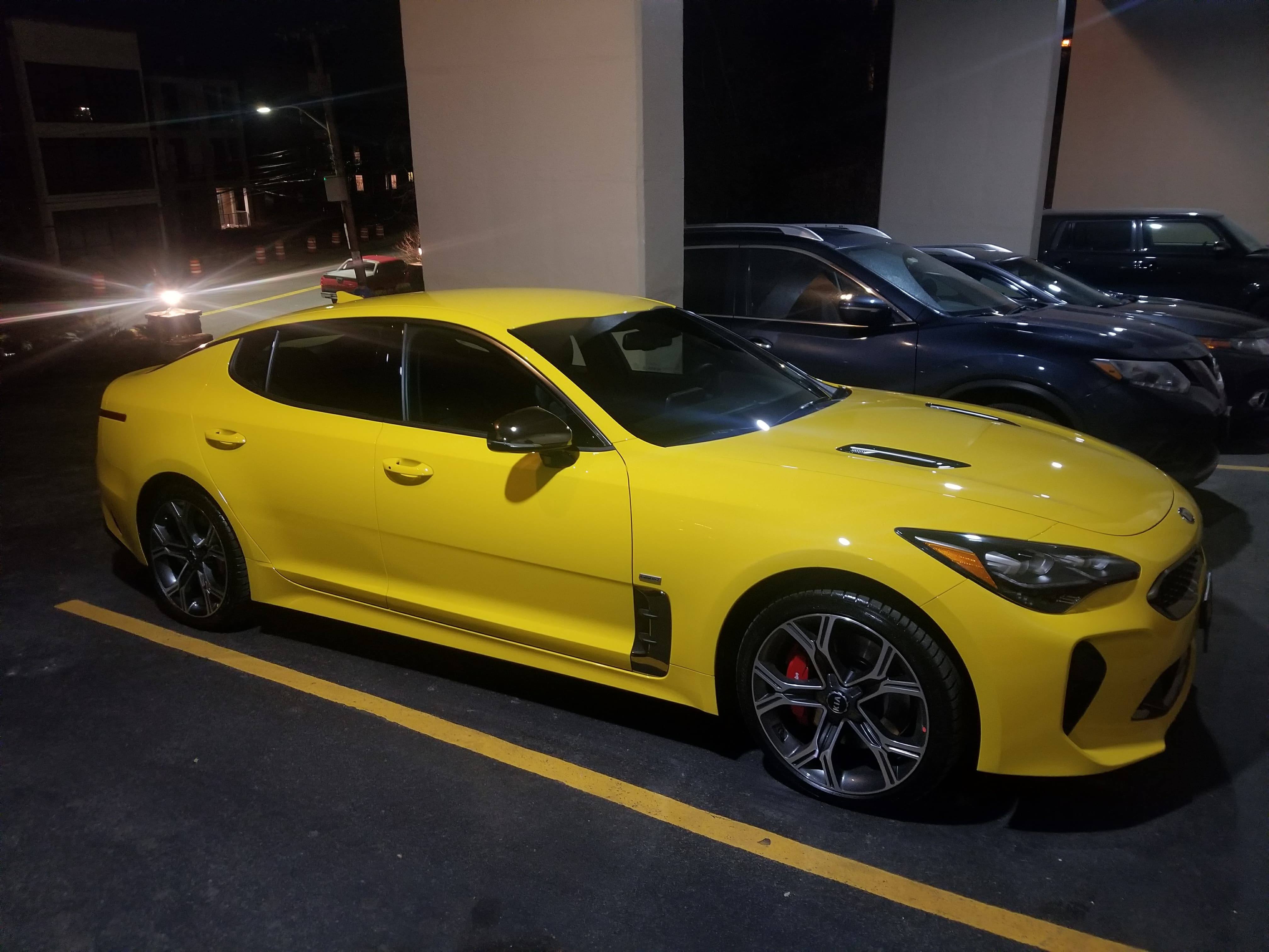 So I just Bought 1 of 400 Stinger Gts in Yellow, I am in Love! r/kia