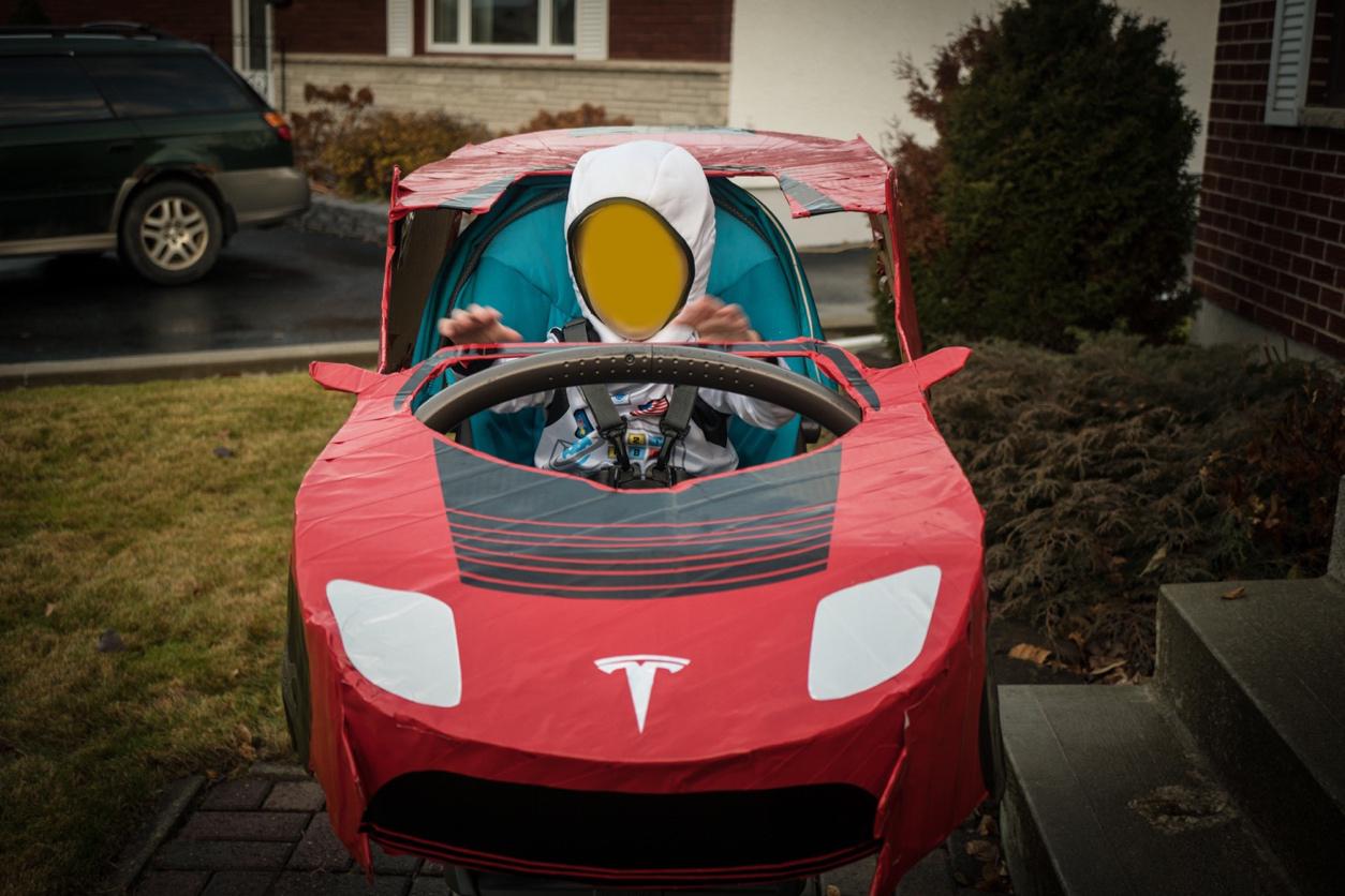 Tesla Roadster Spaceman Costume r/Halloween_Costumes