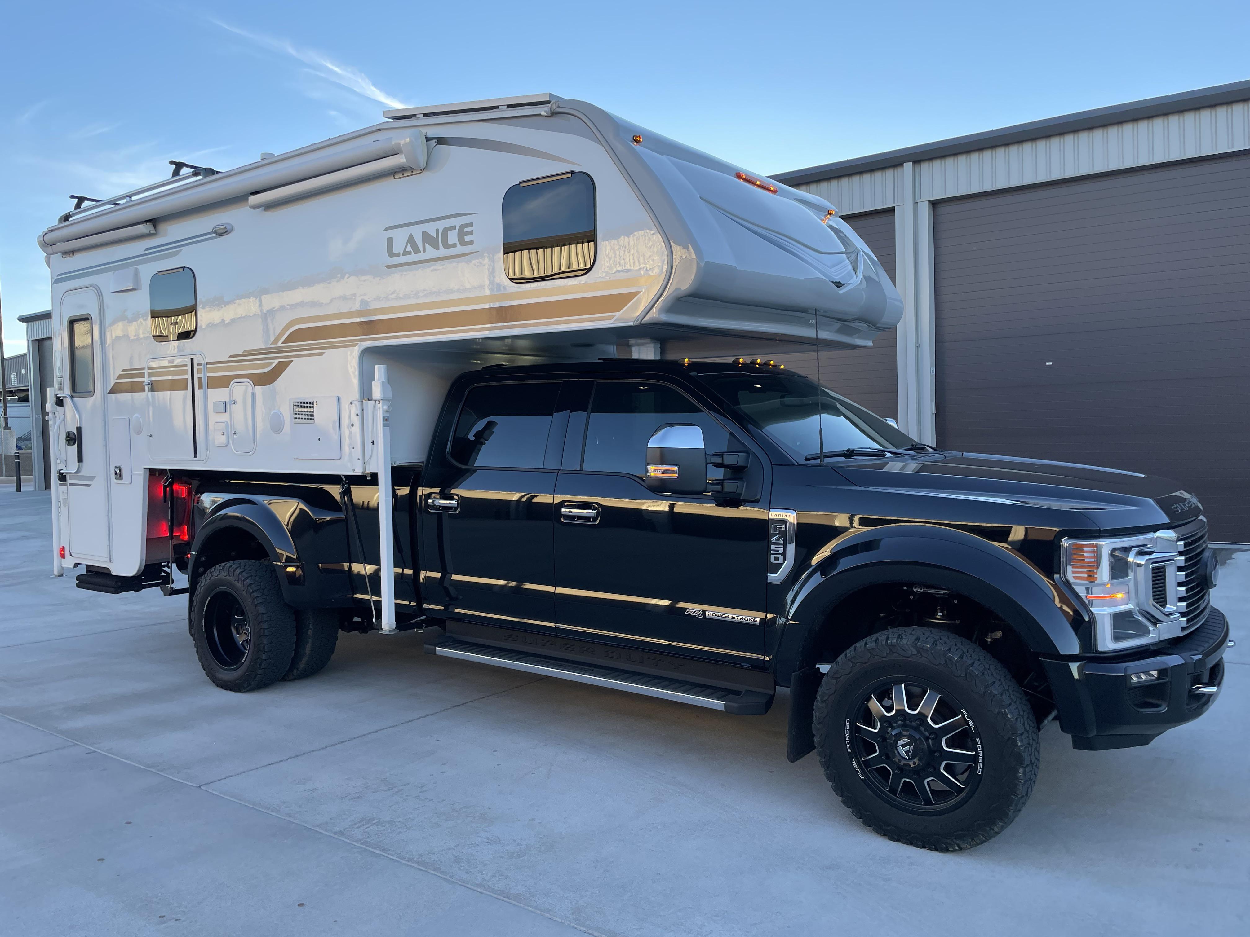 My truck camper setup. F450 with Lance 1172 r/TruckCampers