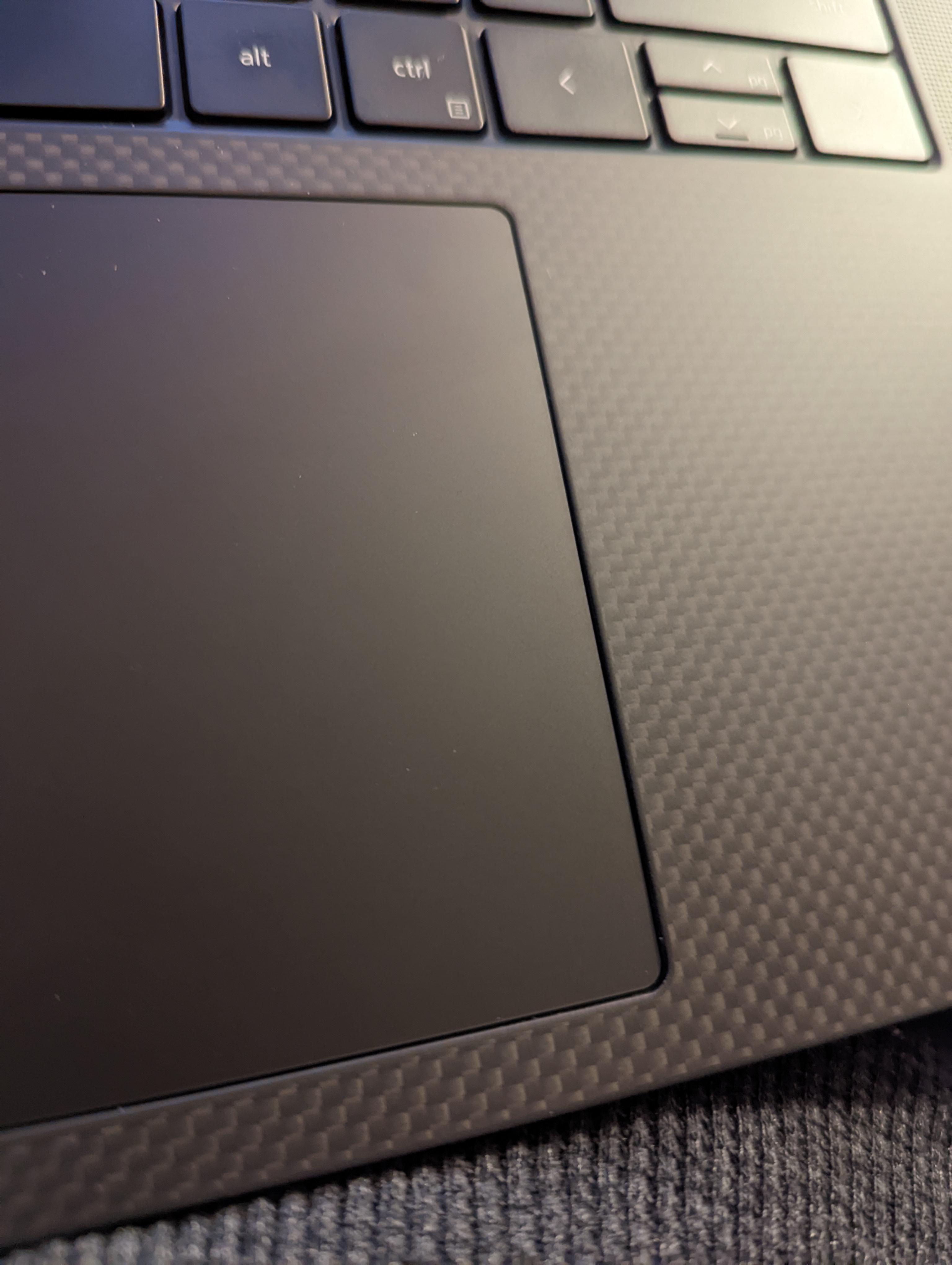 The touchpad on my XPS 9510 is not flush with the palmrest on the right