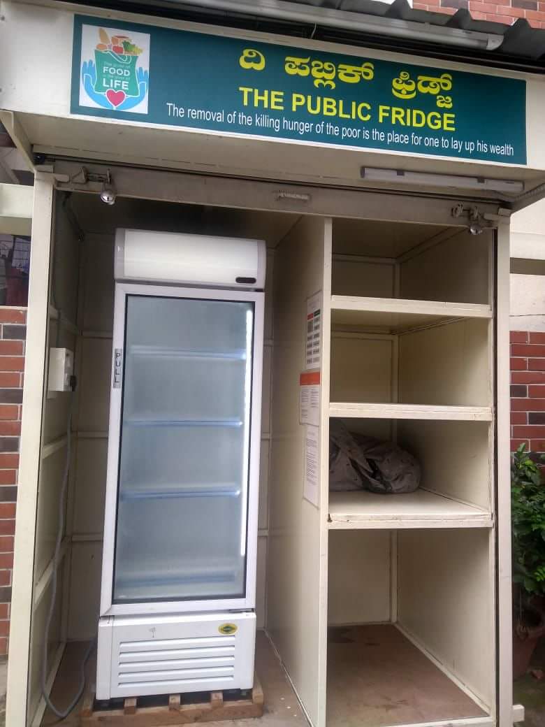 Public refrigerator in BTM behind Vega city mall. r/bangalore