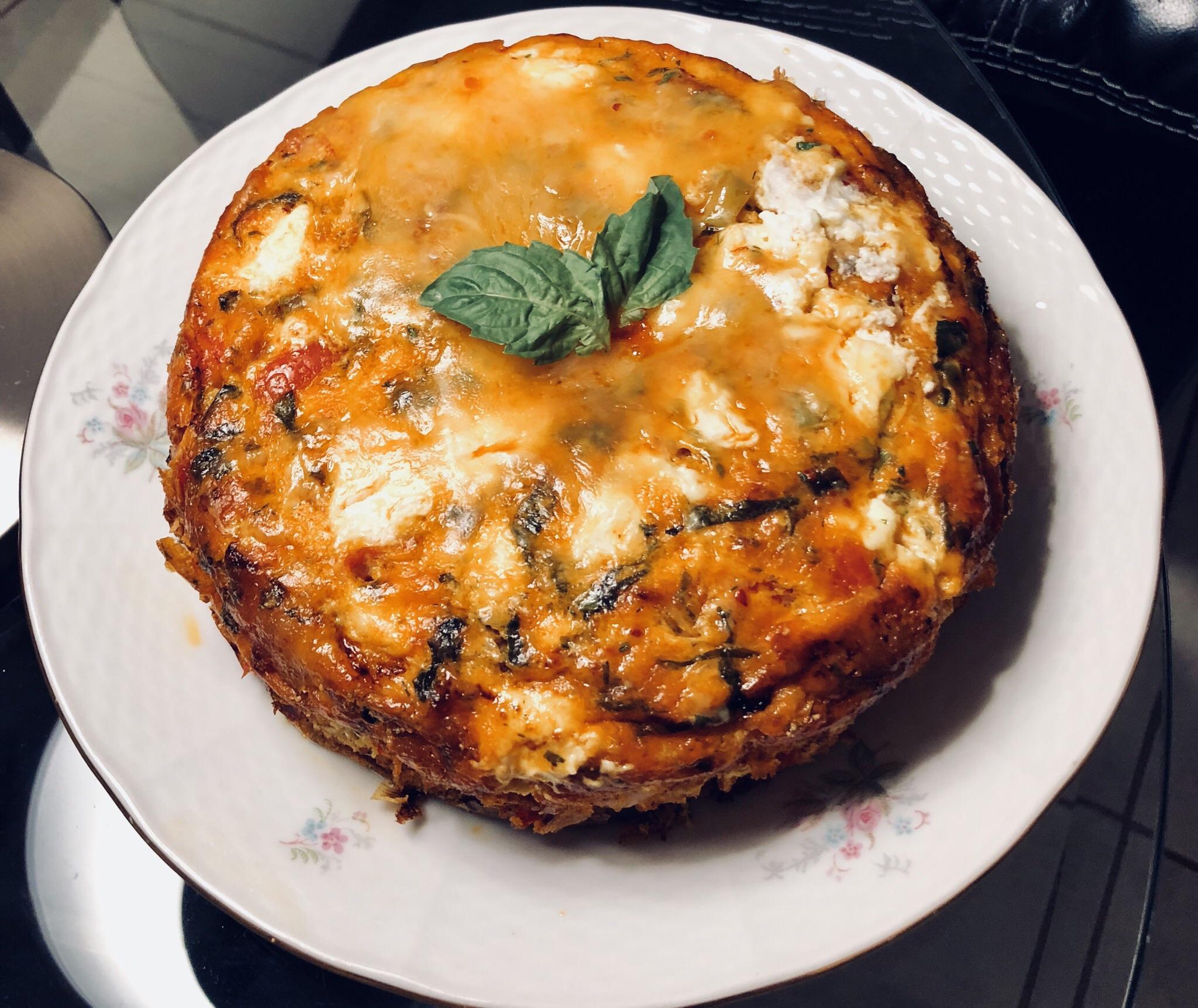 Gordon Ramsay’s Bacon and Goat Cheese Frittata. Delicious!! r/ketorecipes