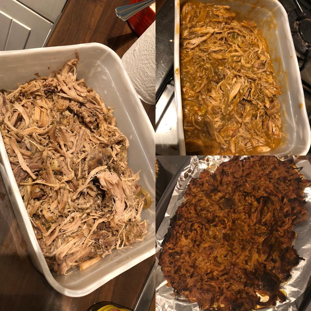 UPDATE Irn bru pulled pork! Finished off under the grill! It was