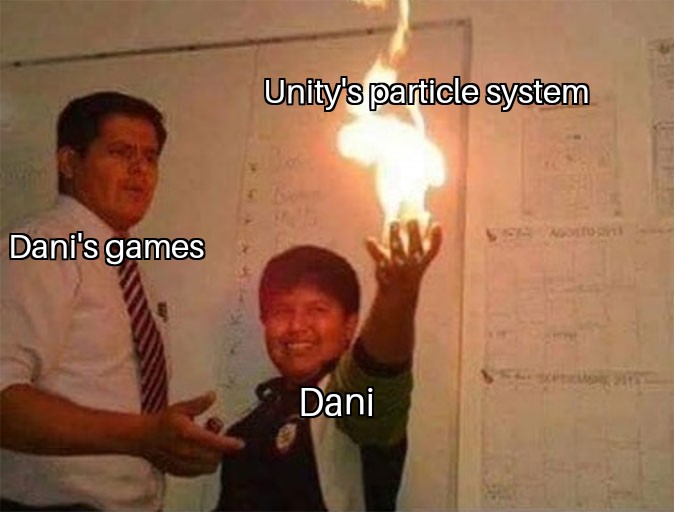 WITH THE POWER OF UNITY'S PARTICLE SYSTEM! DaniDev