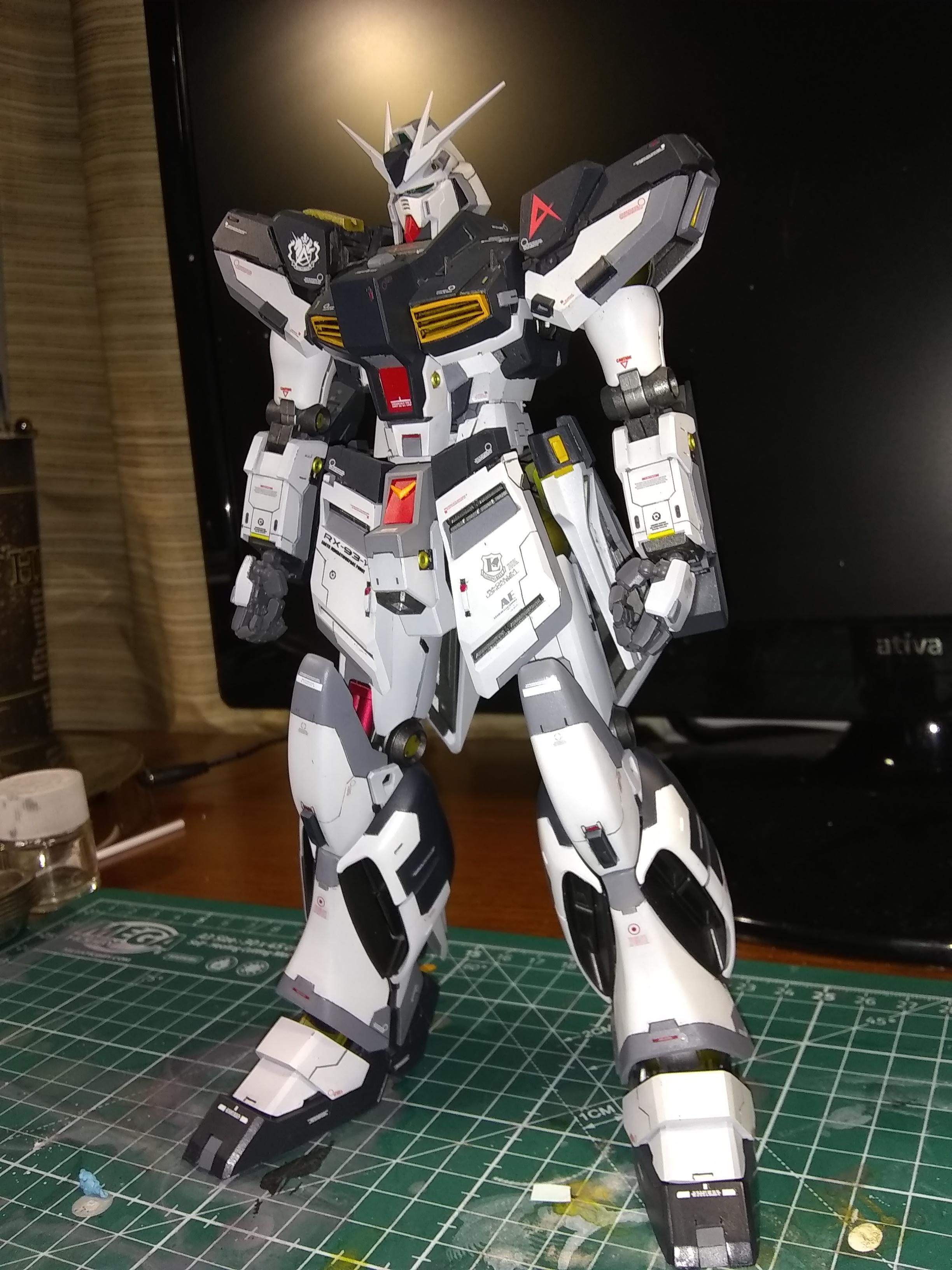 Progress pic. Semigloss top coat added on the MG Hiv nu gun custom