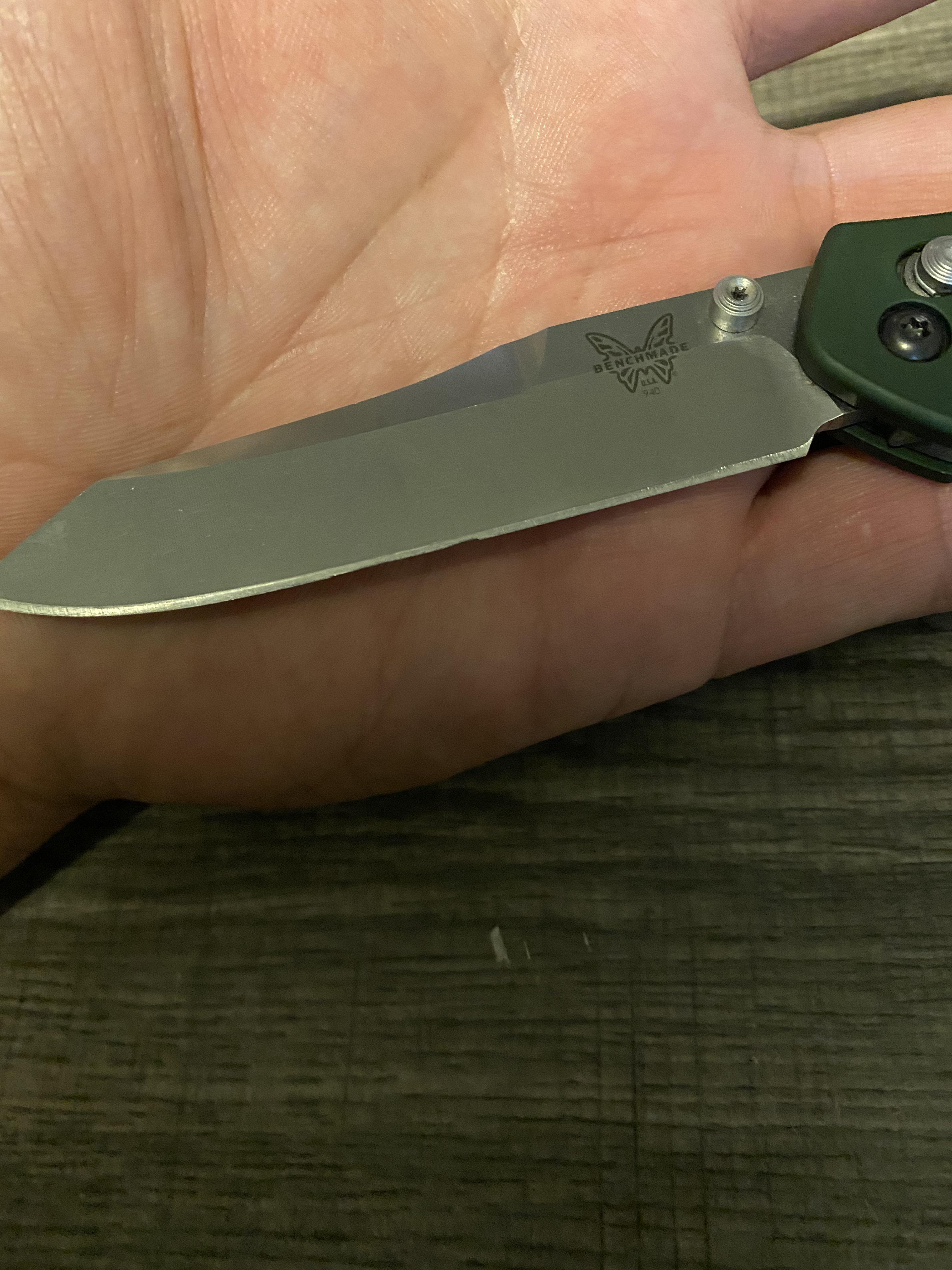 Chipped my blade at work last week, anyone have any experience with