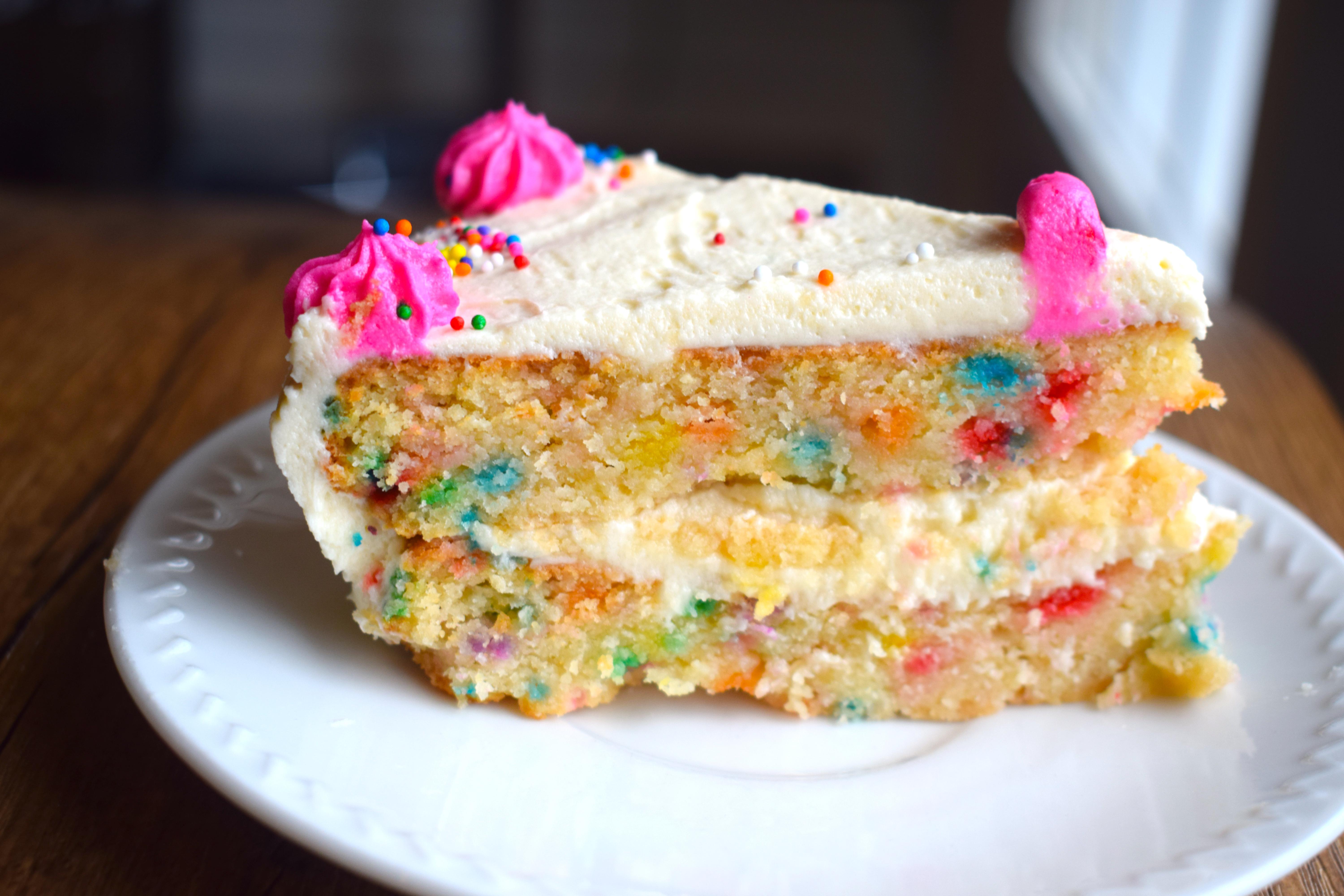 Keto Funfetti Cake r/ketorecipes