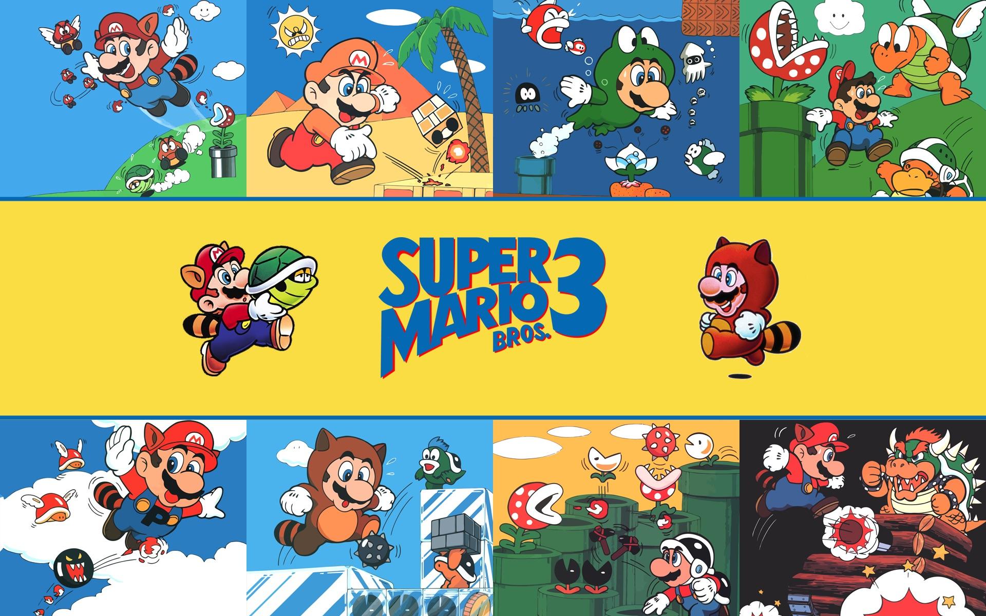 Super Mario Bros. 3 Wallpaper r/retrogaming