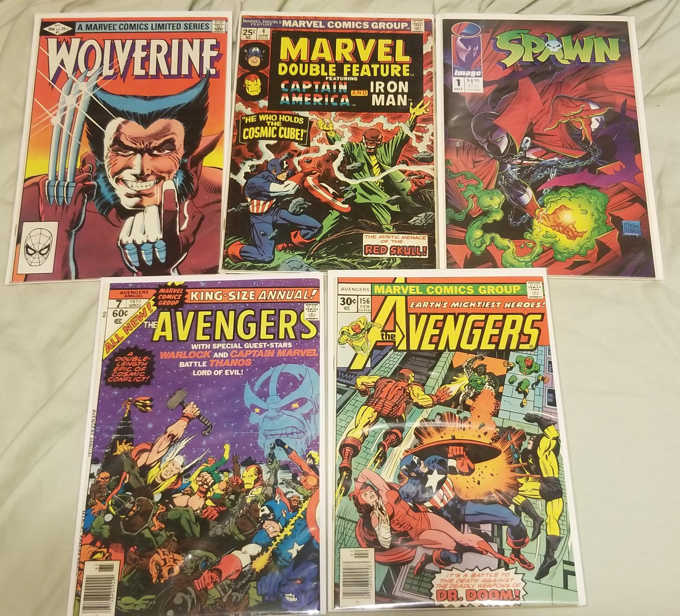 My Top 5 favorite comics from my collection. Got back into collecting