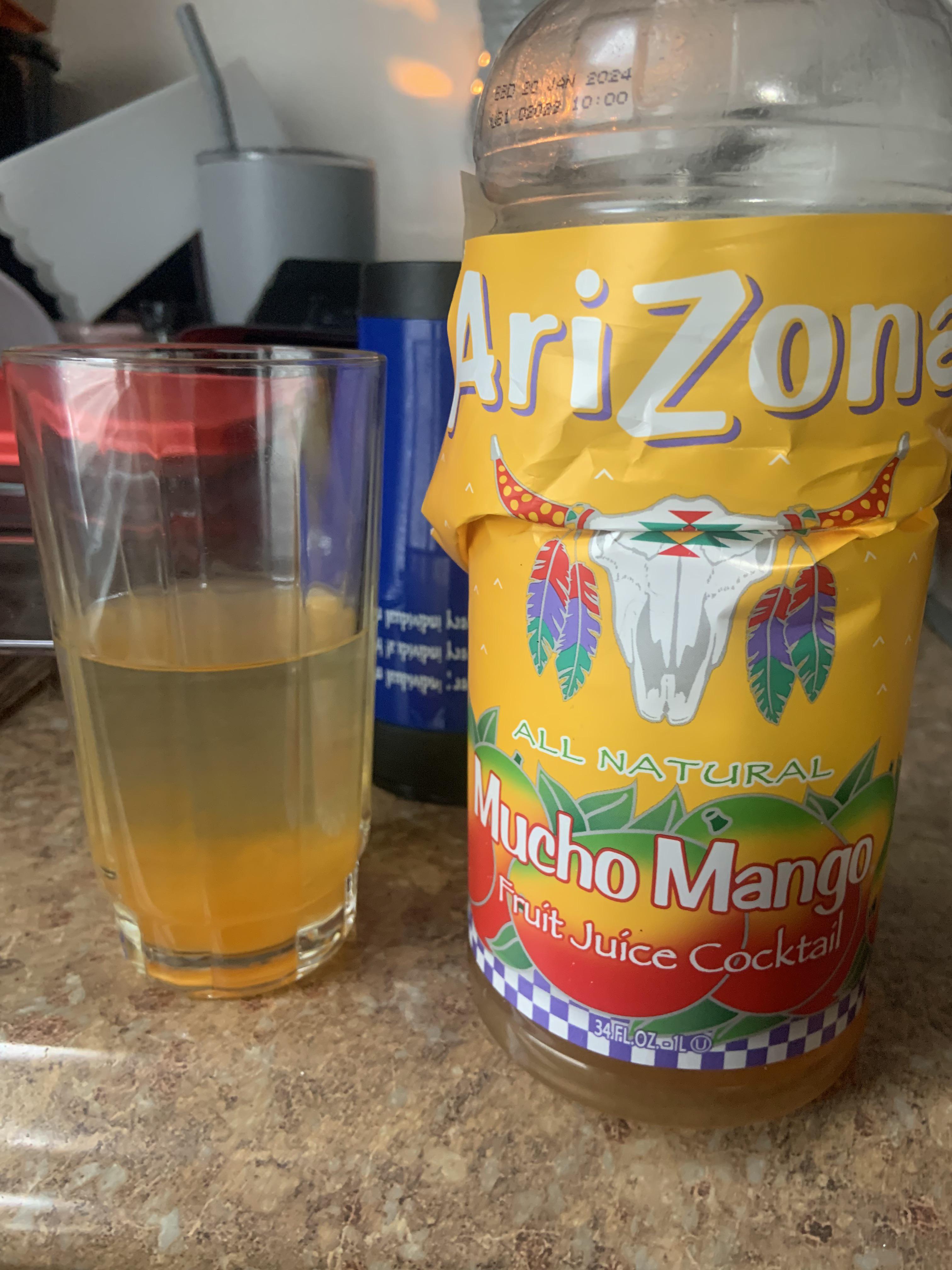 Why does my Arizona Mucho Mango look like this after opening a sealed