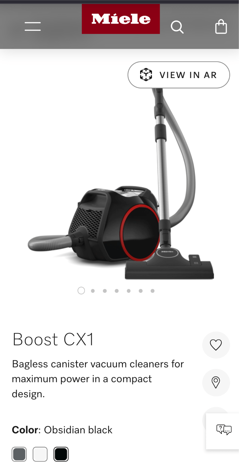 Miele is doing 15 off bagless vacuums. Reminder that it's still a