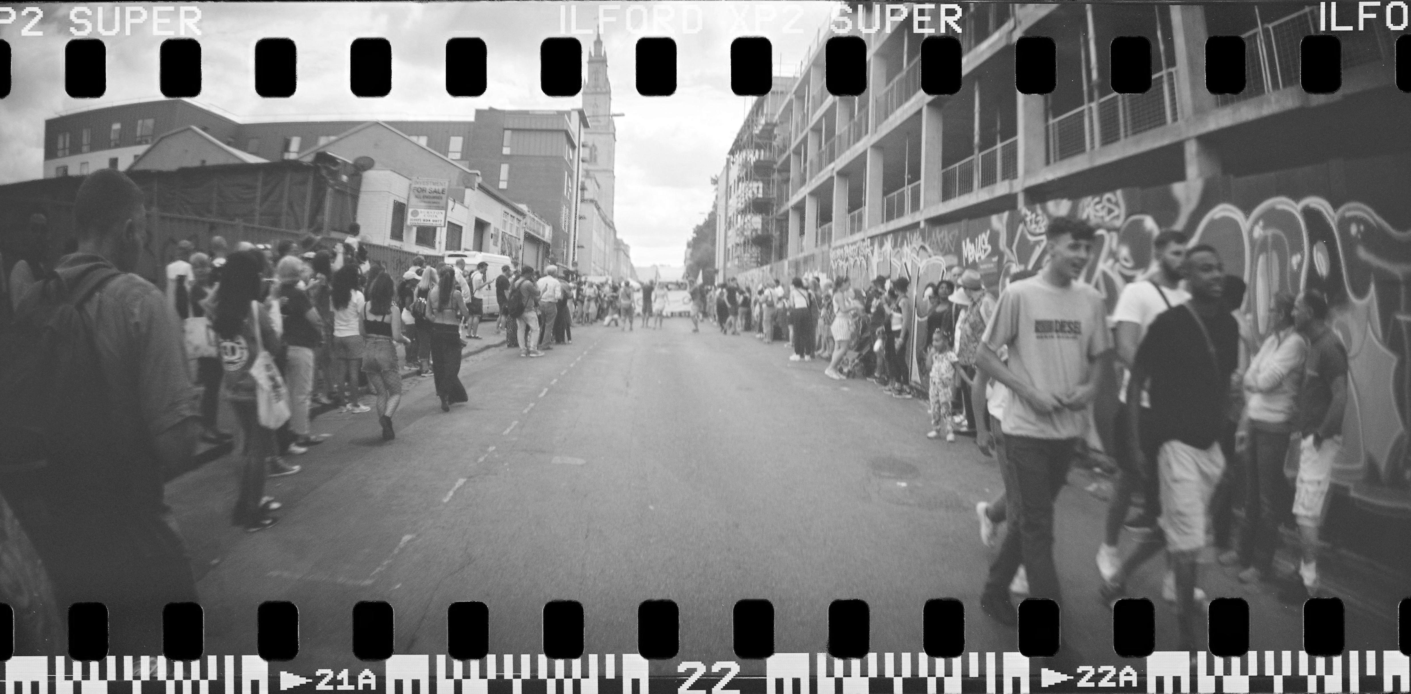 St Pauls carnival [Ilford XP2 Super, sprocket rocket] r/SprocketShots