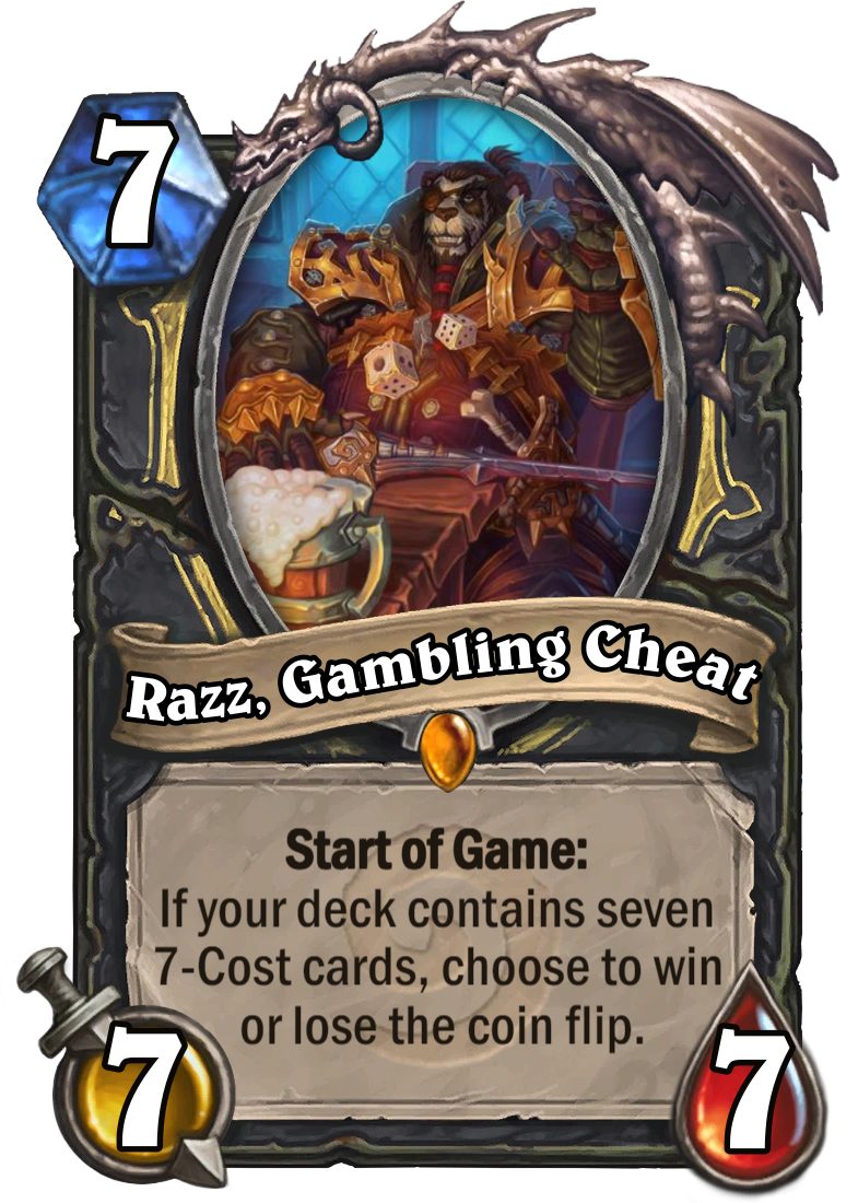 "Heads I win, tails you lose." r/customhearthstone