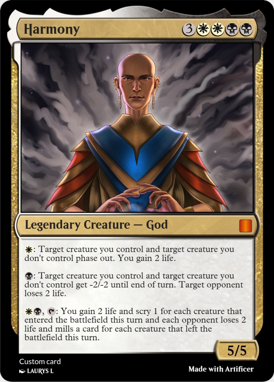 Harmony. (Mistborn, Brandon Sanderson) r/custommagic