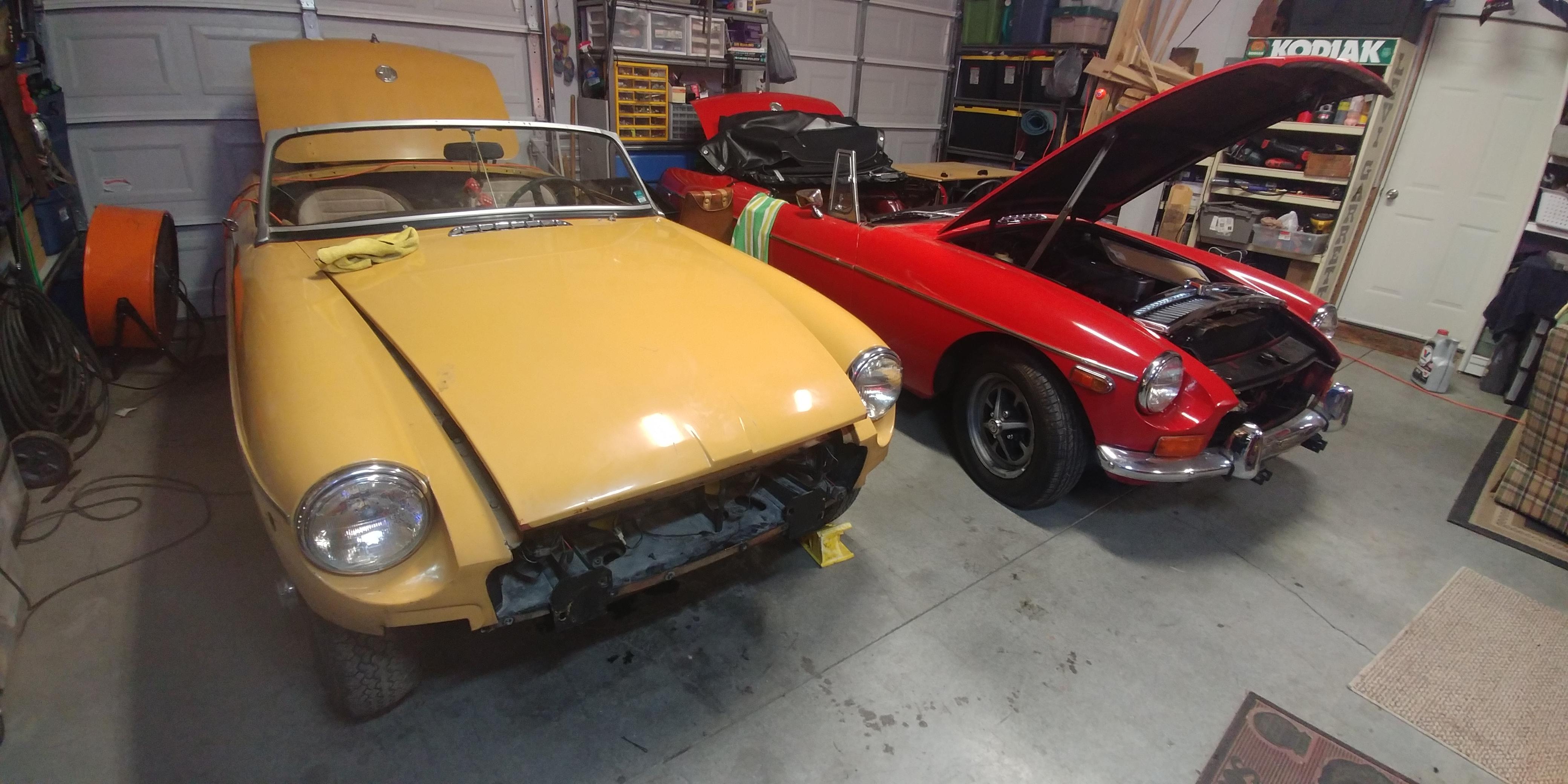 My 1977 and 1976 Mgbs r/projectcar