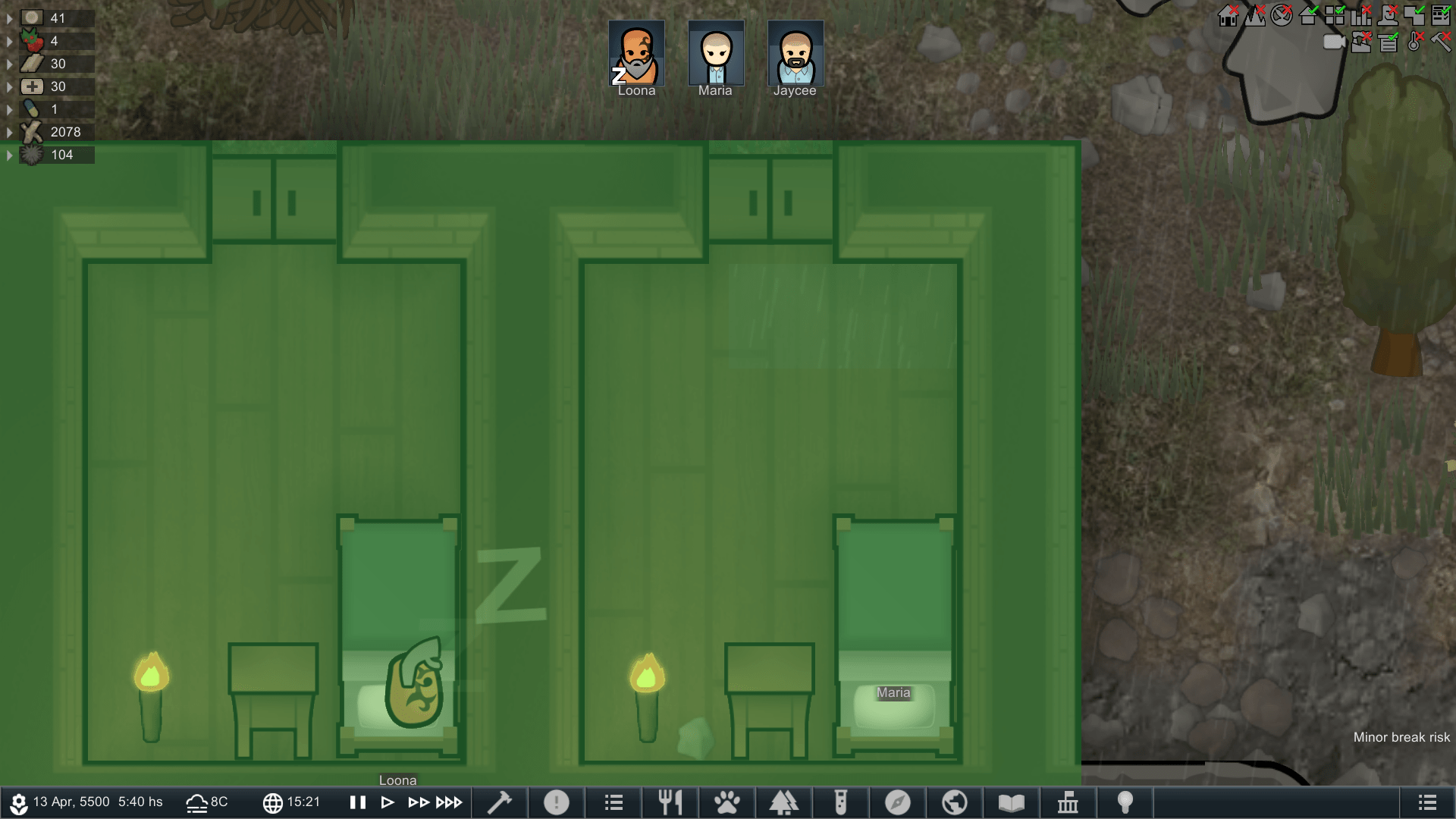 Roofing visual bug. I don't have mods that affect roof rendering. r