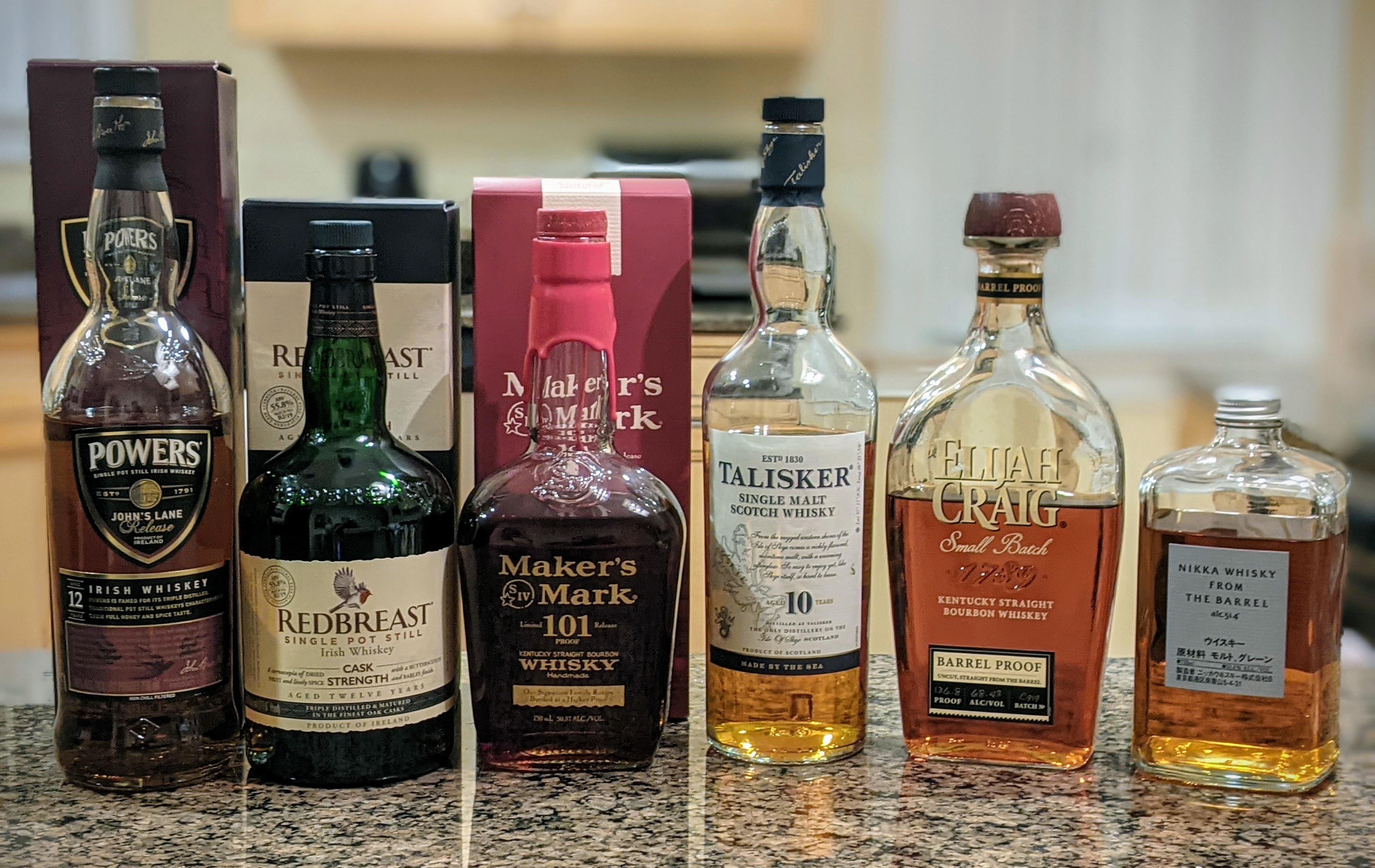 It's not much, but they're all tasty. r/whiskey