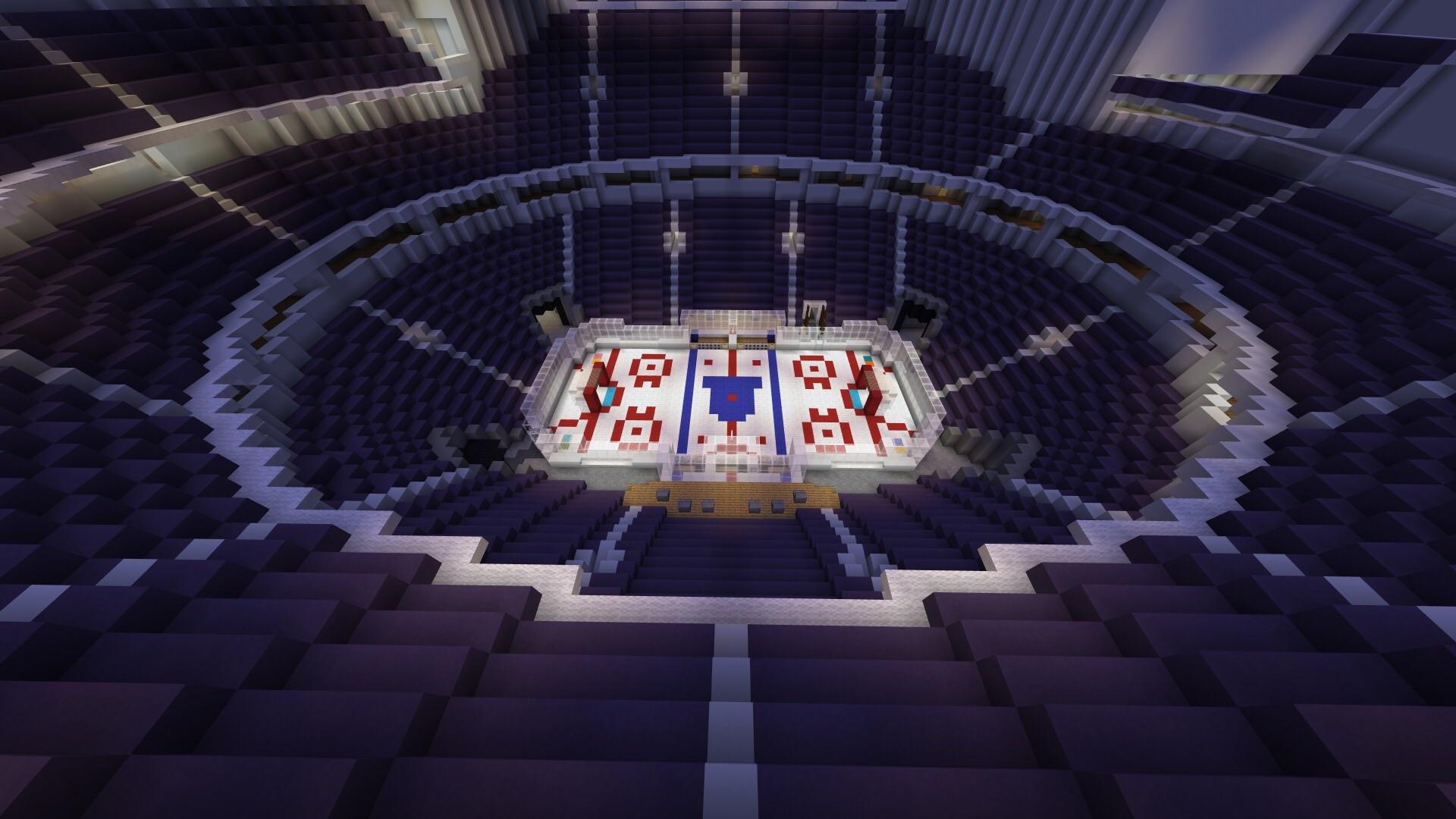 Minecraft Madison square garden (part of my friends and I Minecraft