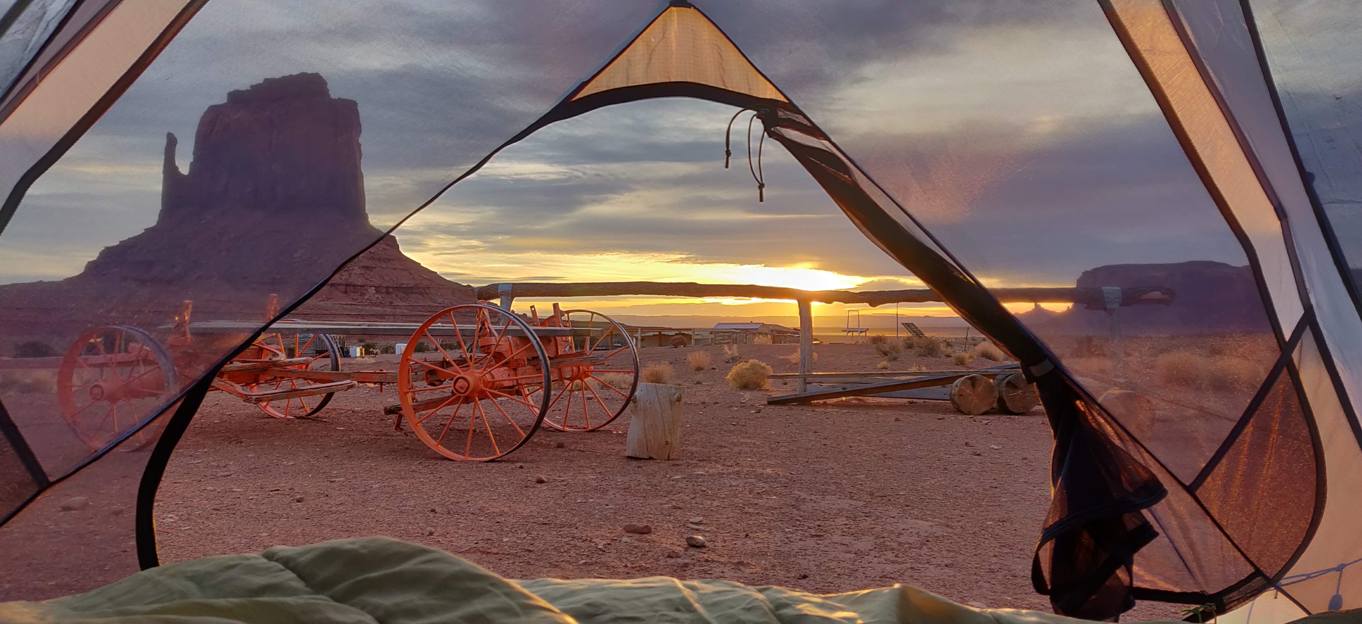 Monument Valley, Arizona. Day 1 of 2018 Christmas camping trip. Dec 21